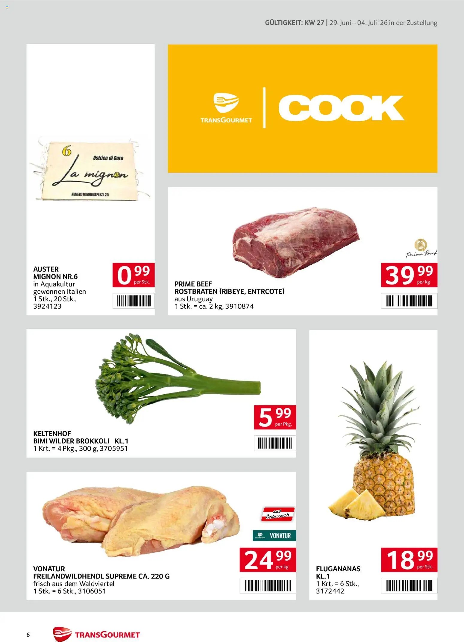 Transgourmet Zustellaktion