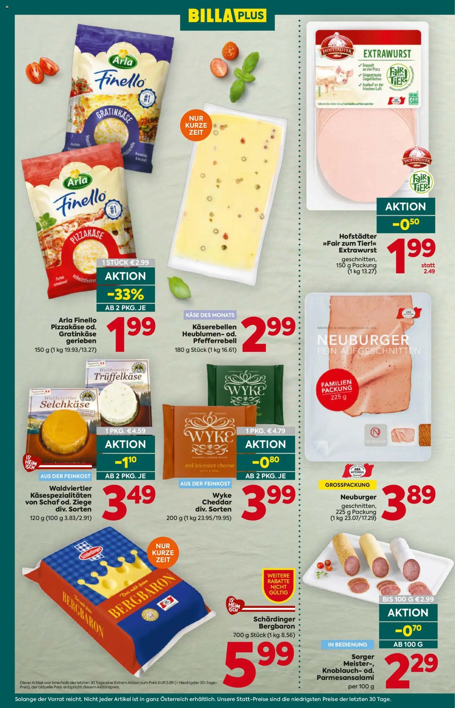 Billa Plus Flugblatt