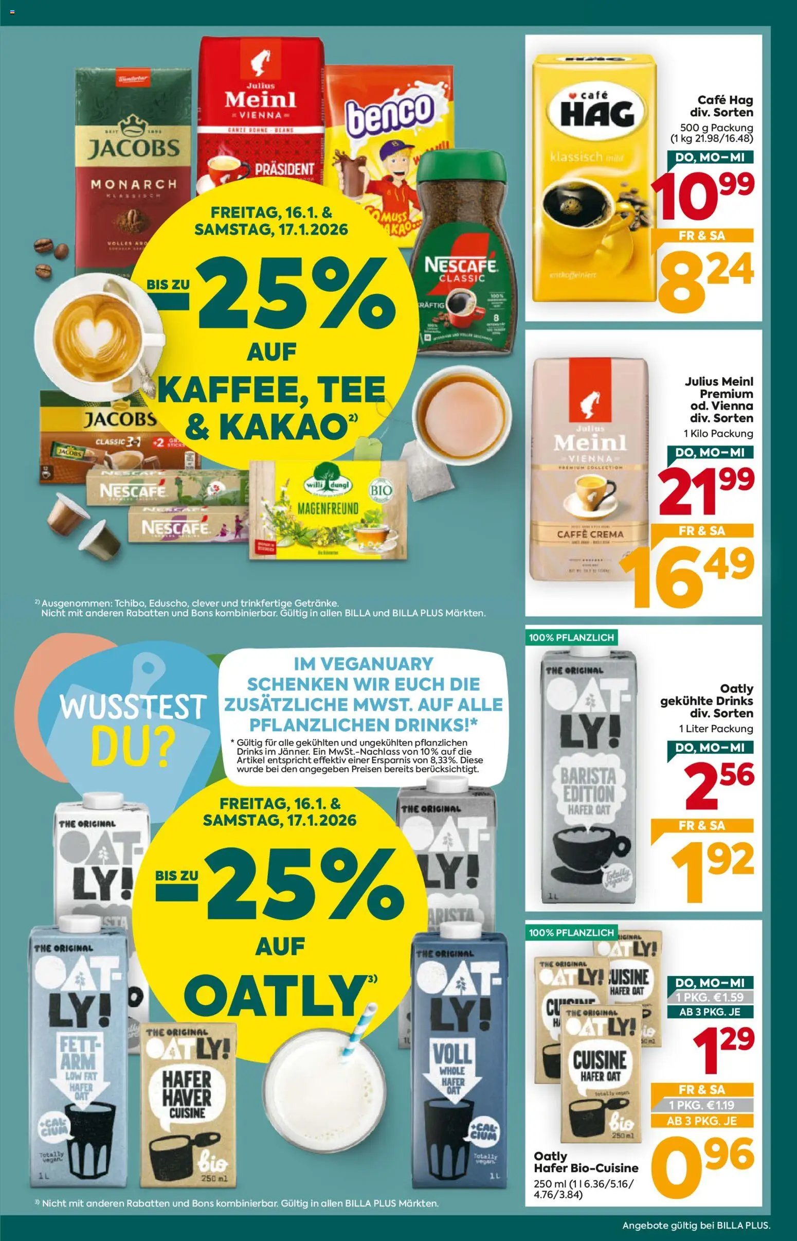 Billa Plus Flugblatt