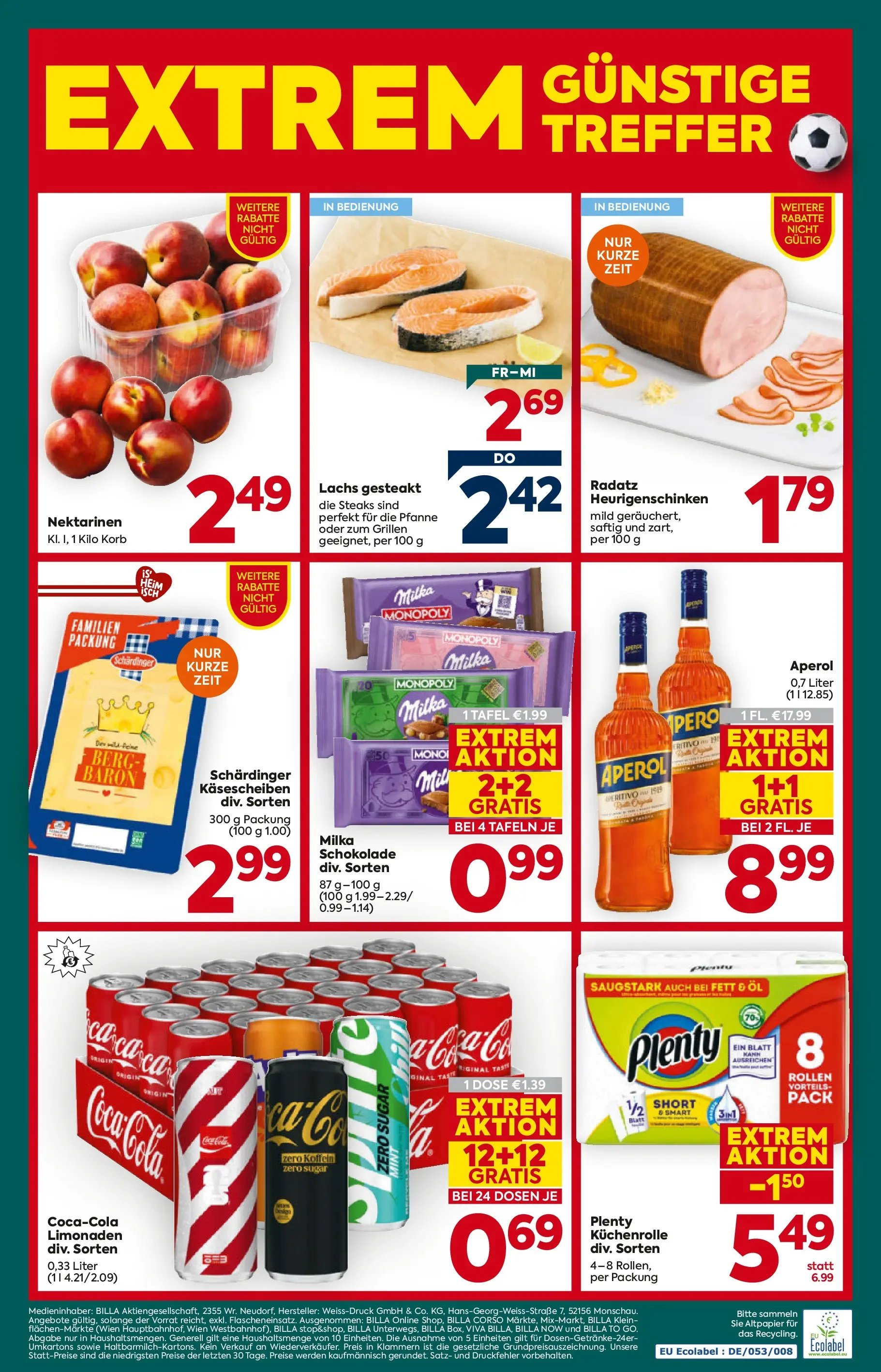 Billa Plus - BILLA PLUS: Flugblatt Wien