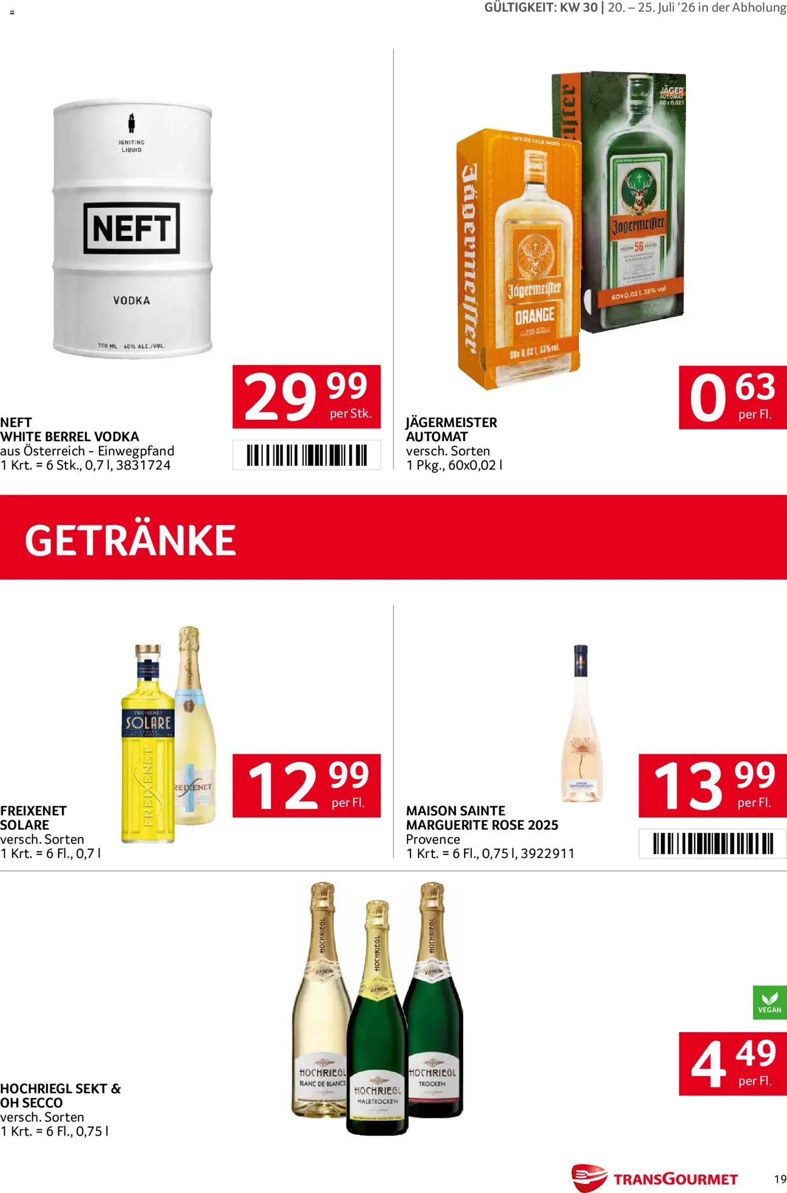 Transgourmet Flugblatt