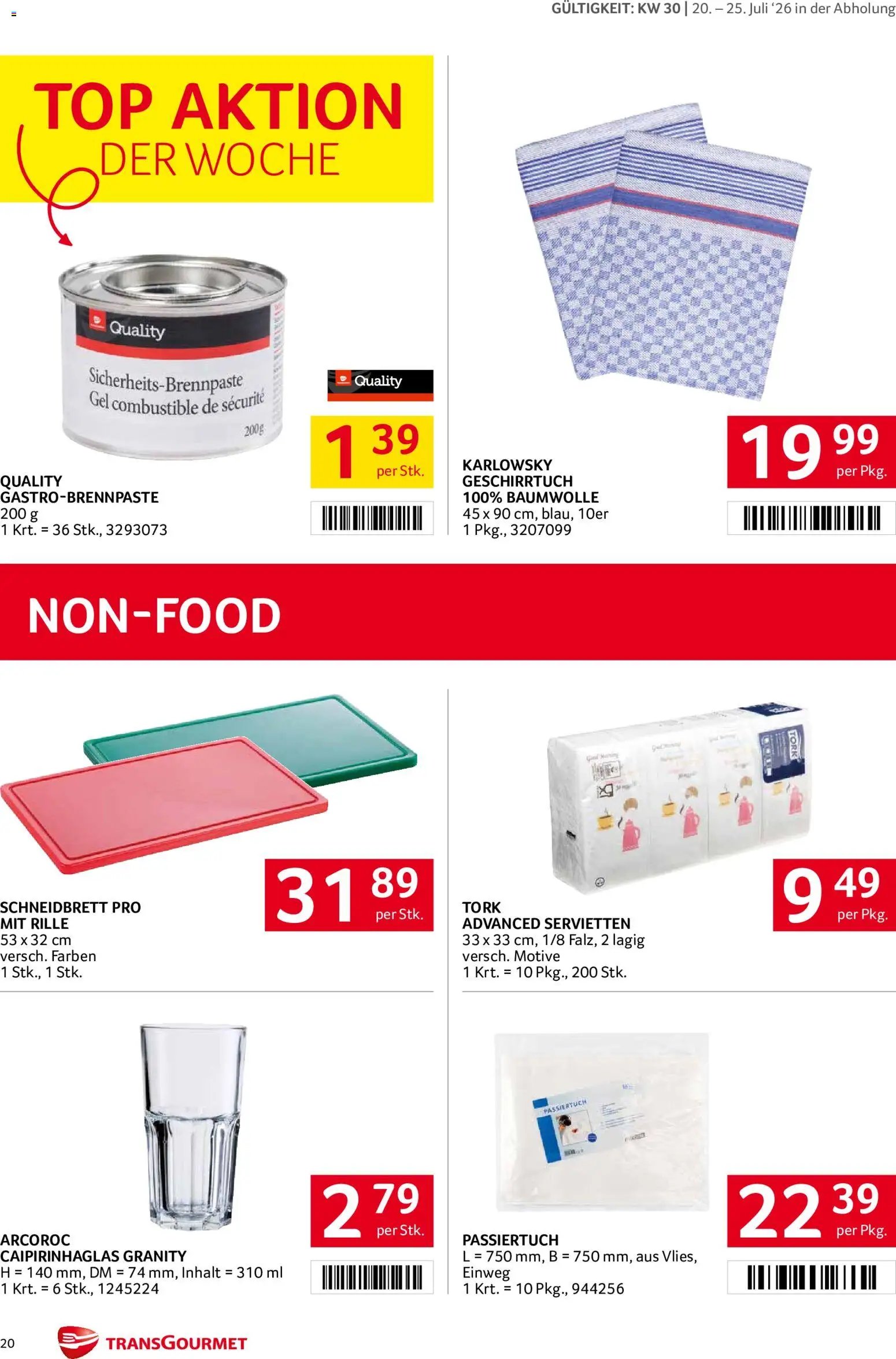 Transgourmet Flugblatt