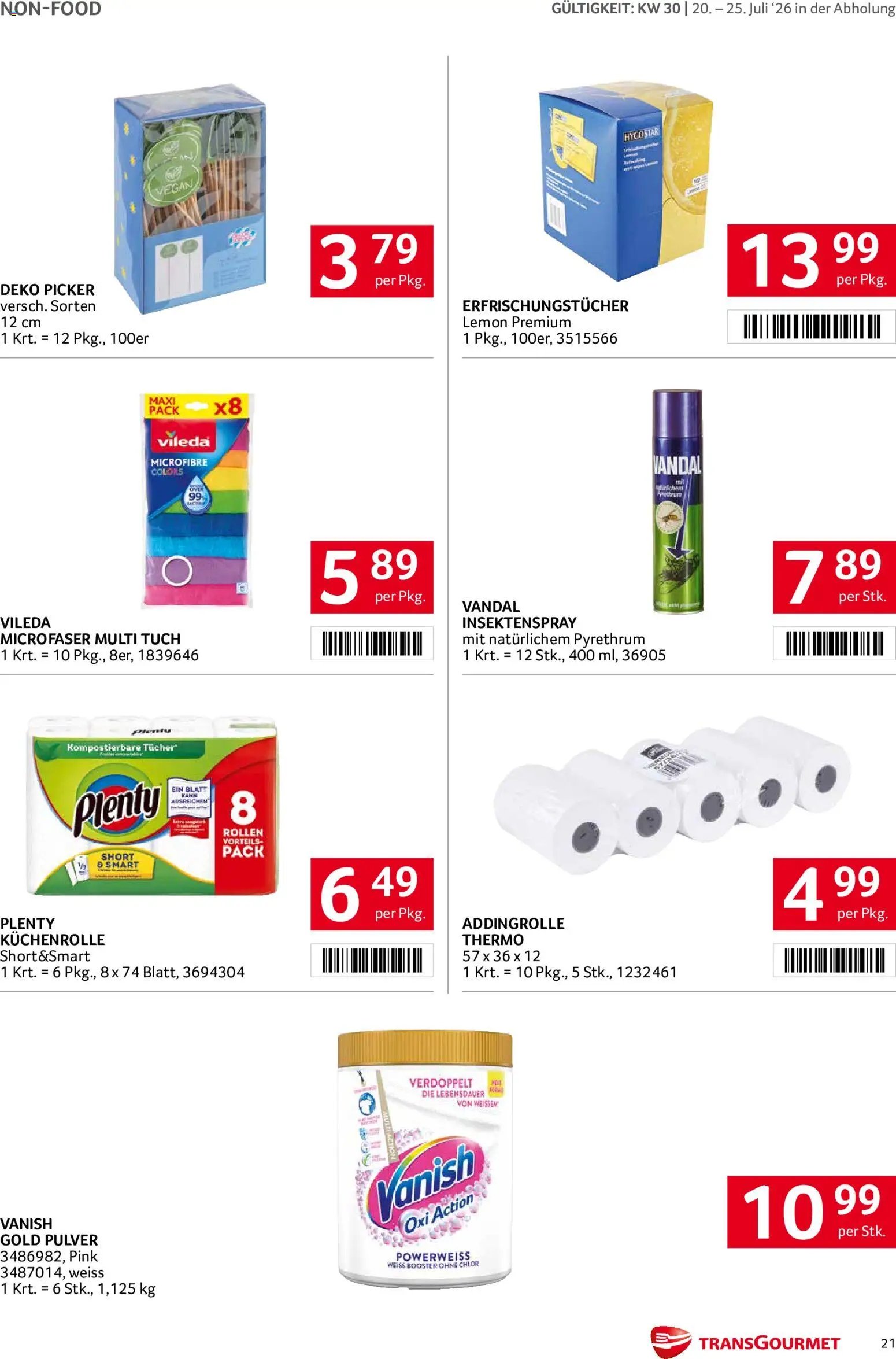 Transgourmet Flugblatt