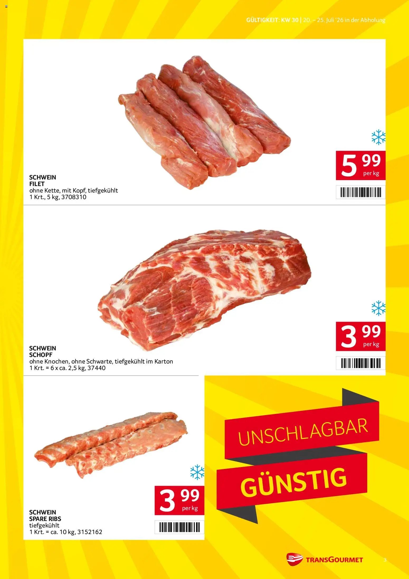 Transgourmet Flugblatt