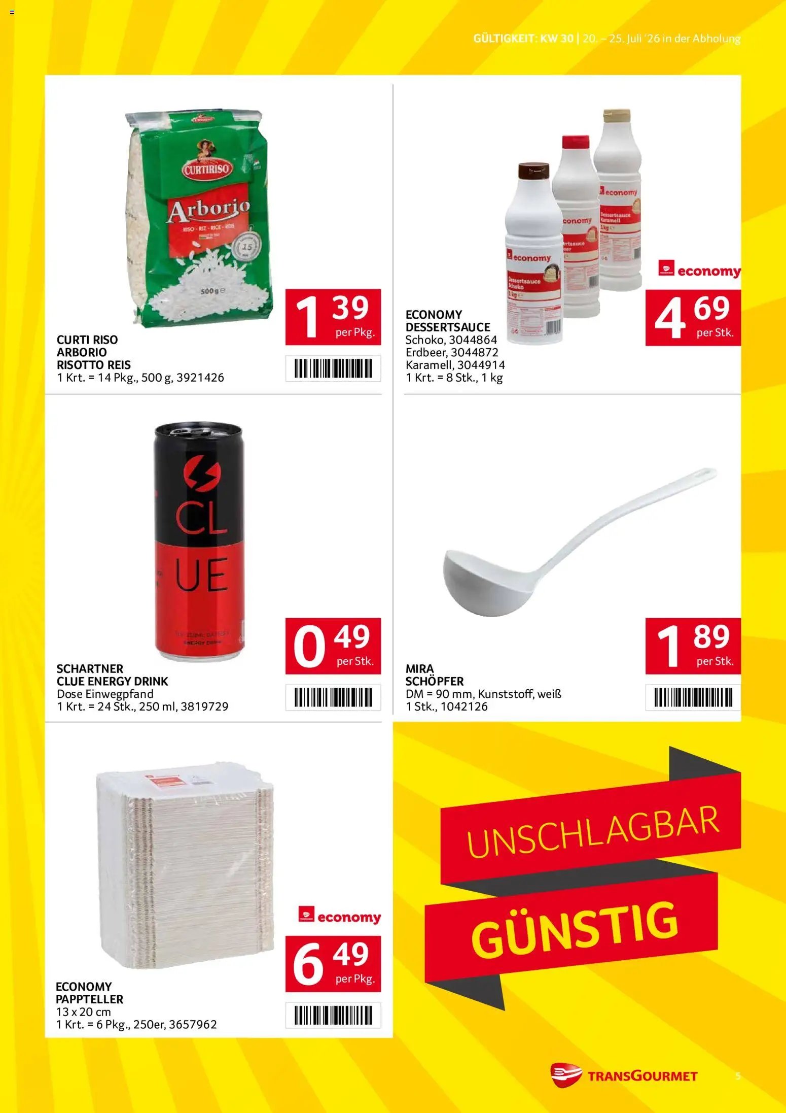 Transgourmet Flugblatt