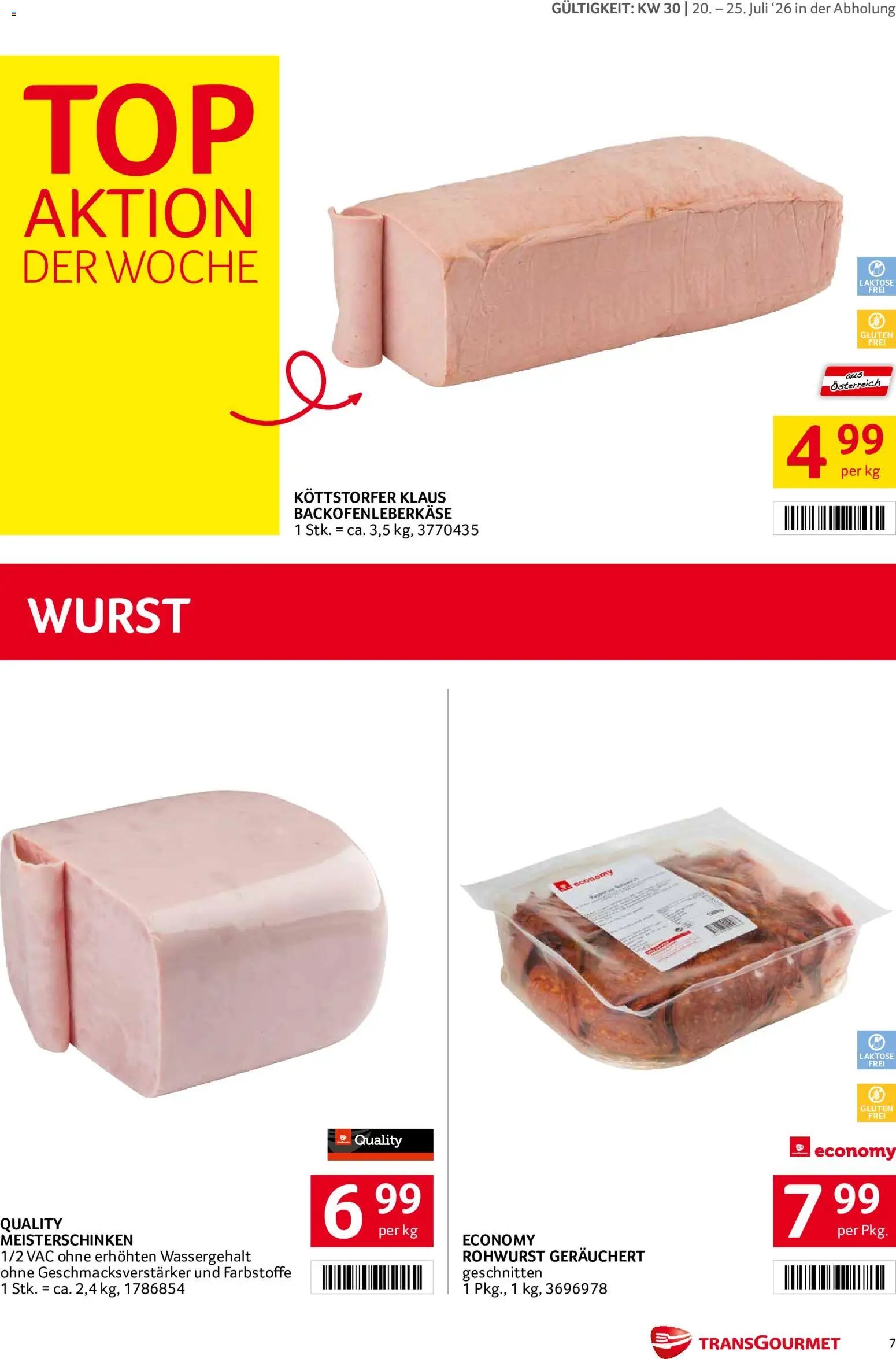 Transgourmet Flugblatt