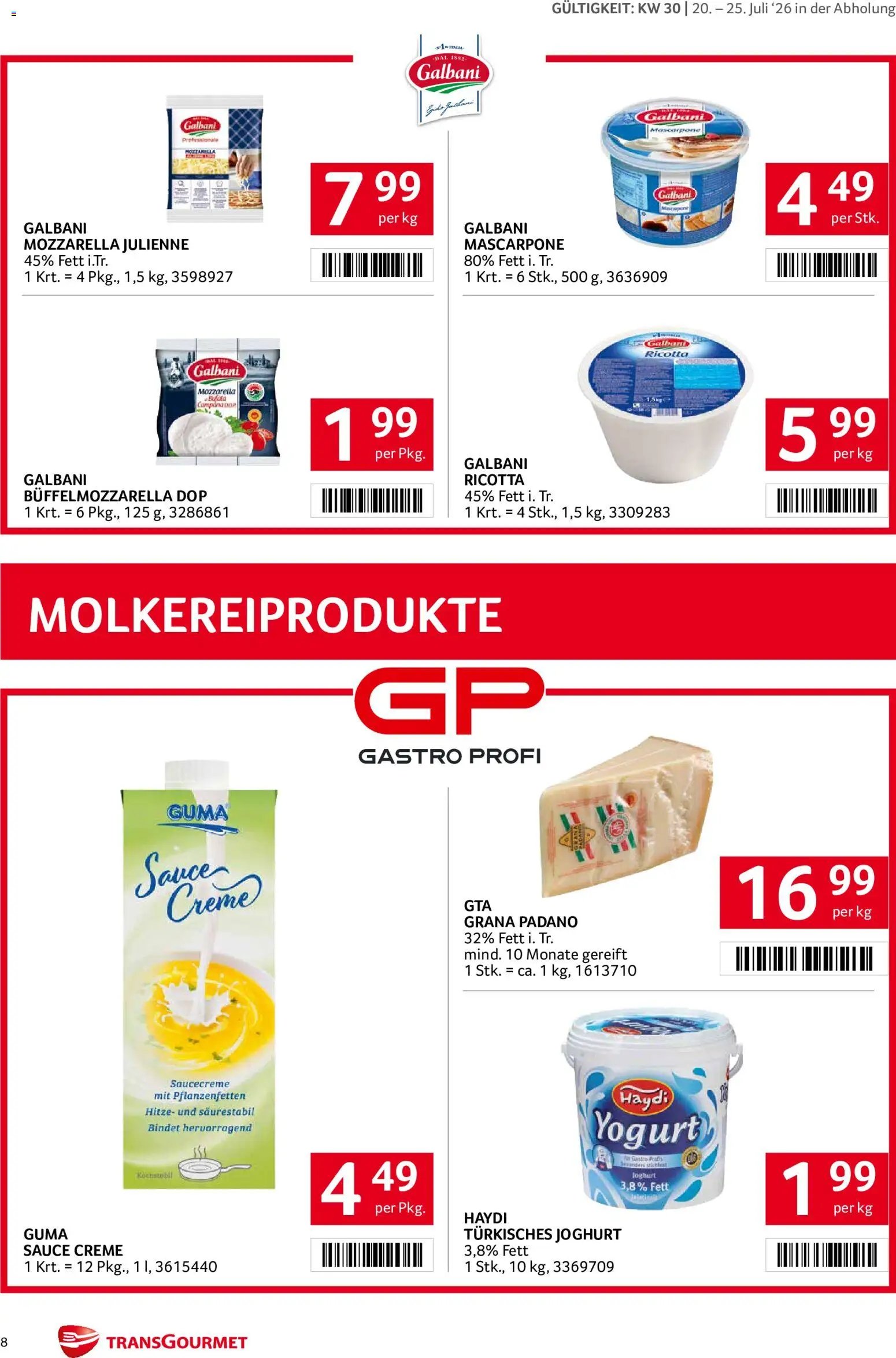Transgourmet Flugblatt