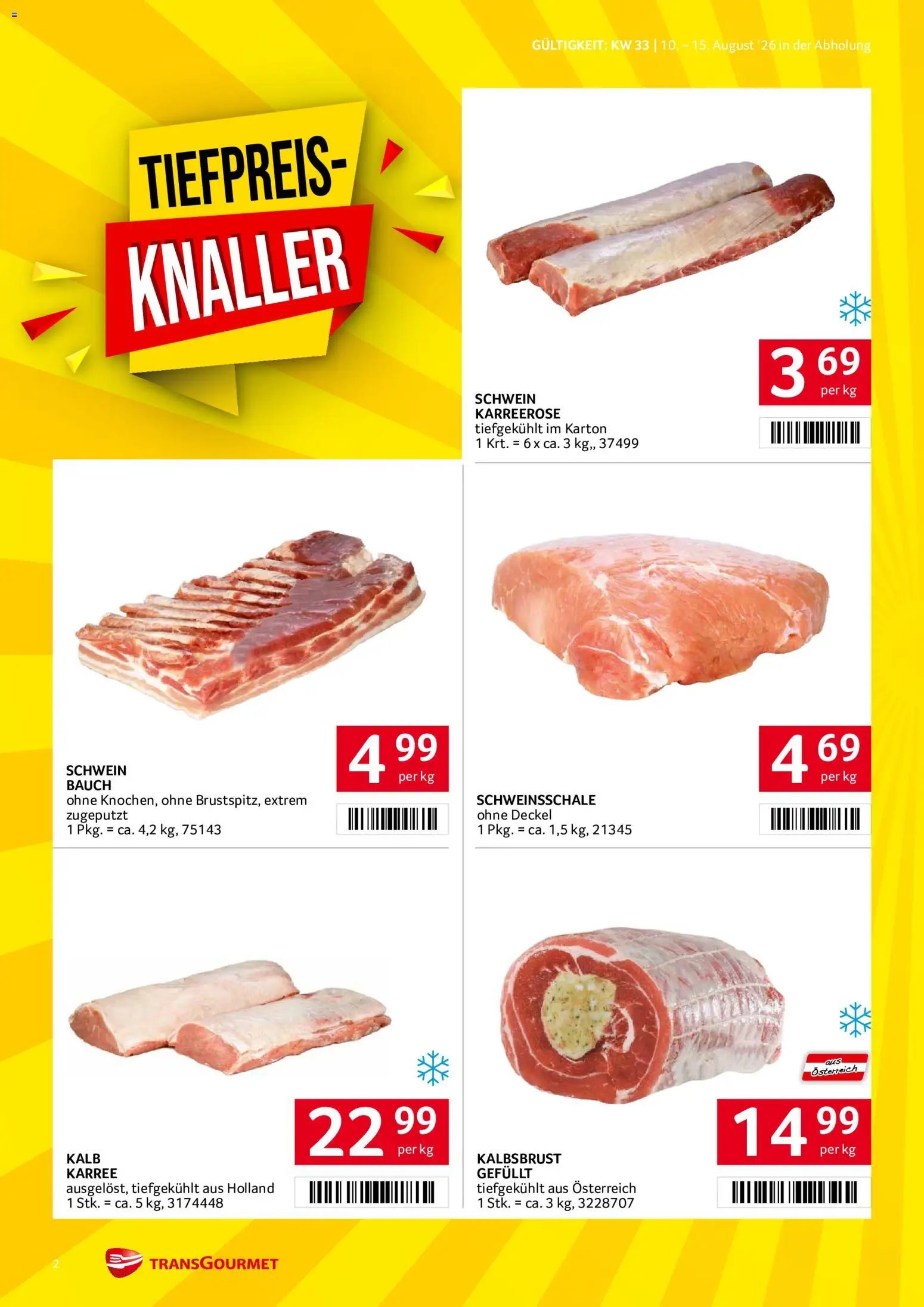 Transgourmet Flugblatt