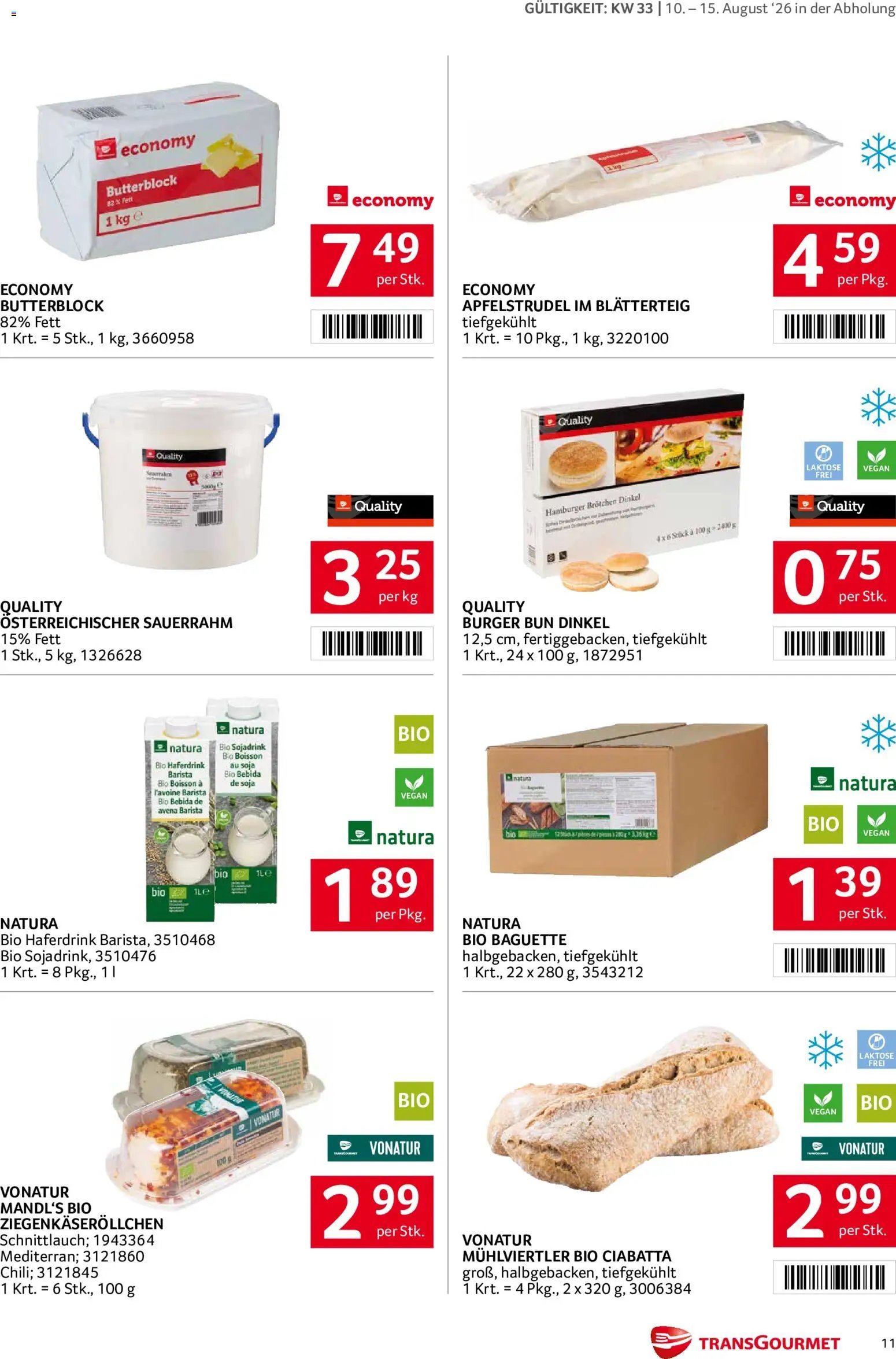 Transgourmet Flugblatt