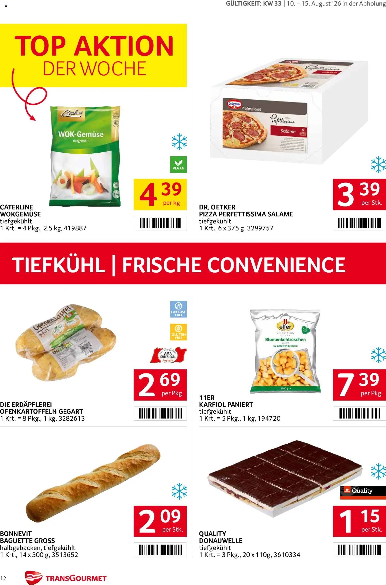 Transgourmet Flugblatt