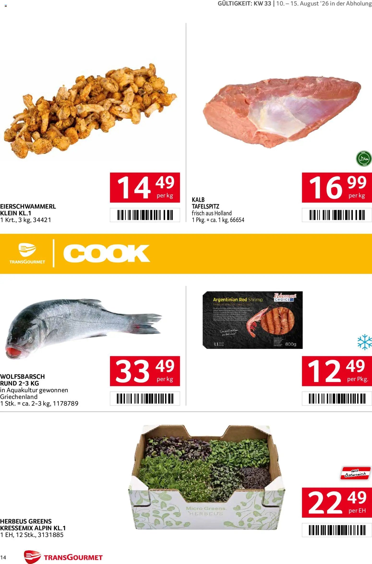 Transgourmet Flugblatt