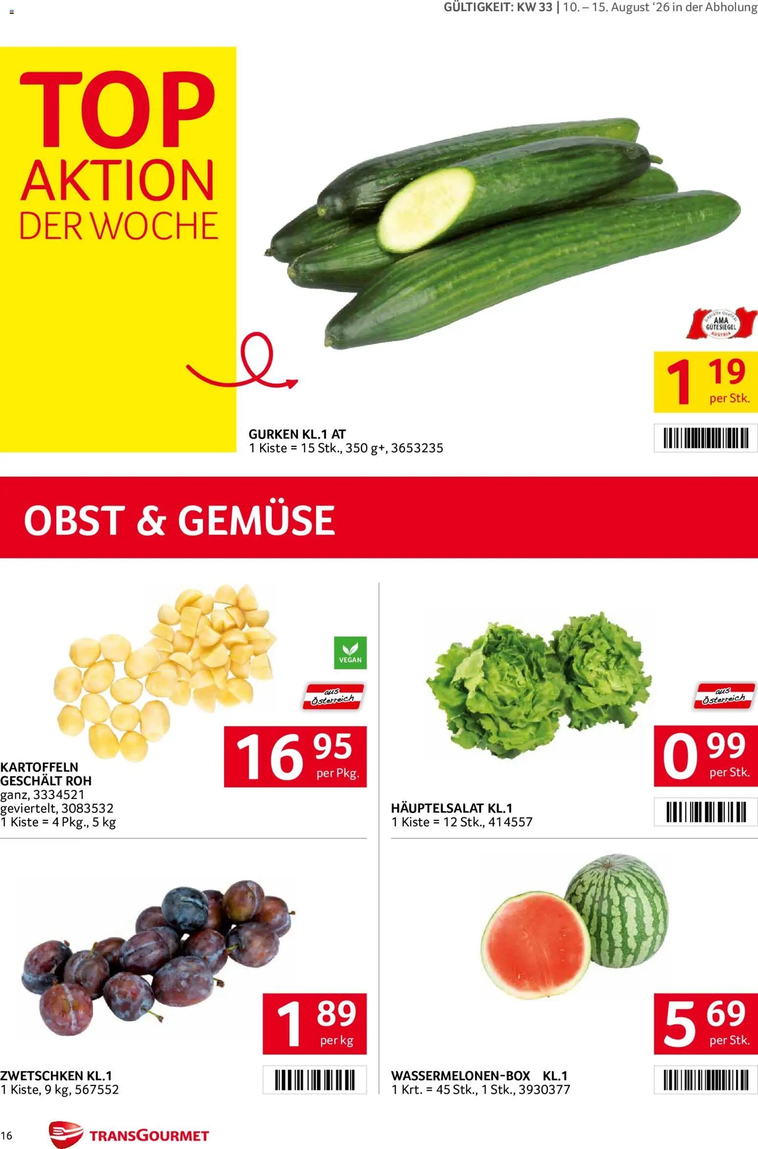 Transgourmet Flugblatt