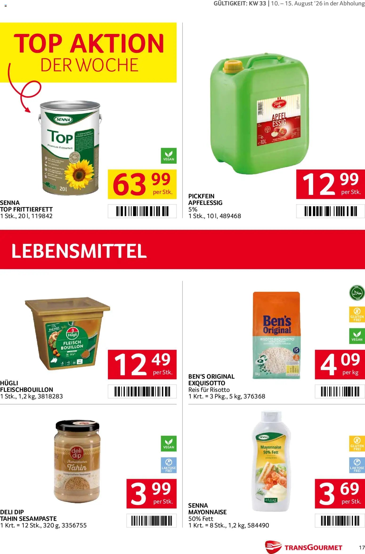 Transgourmet Flugblatt