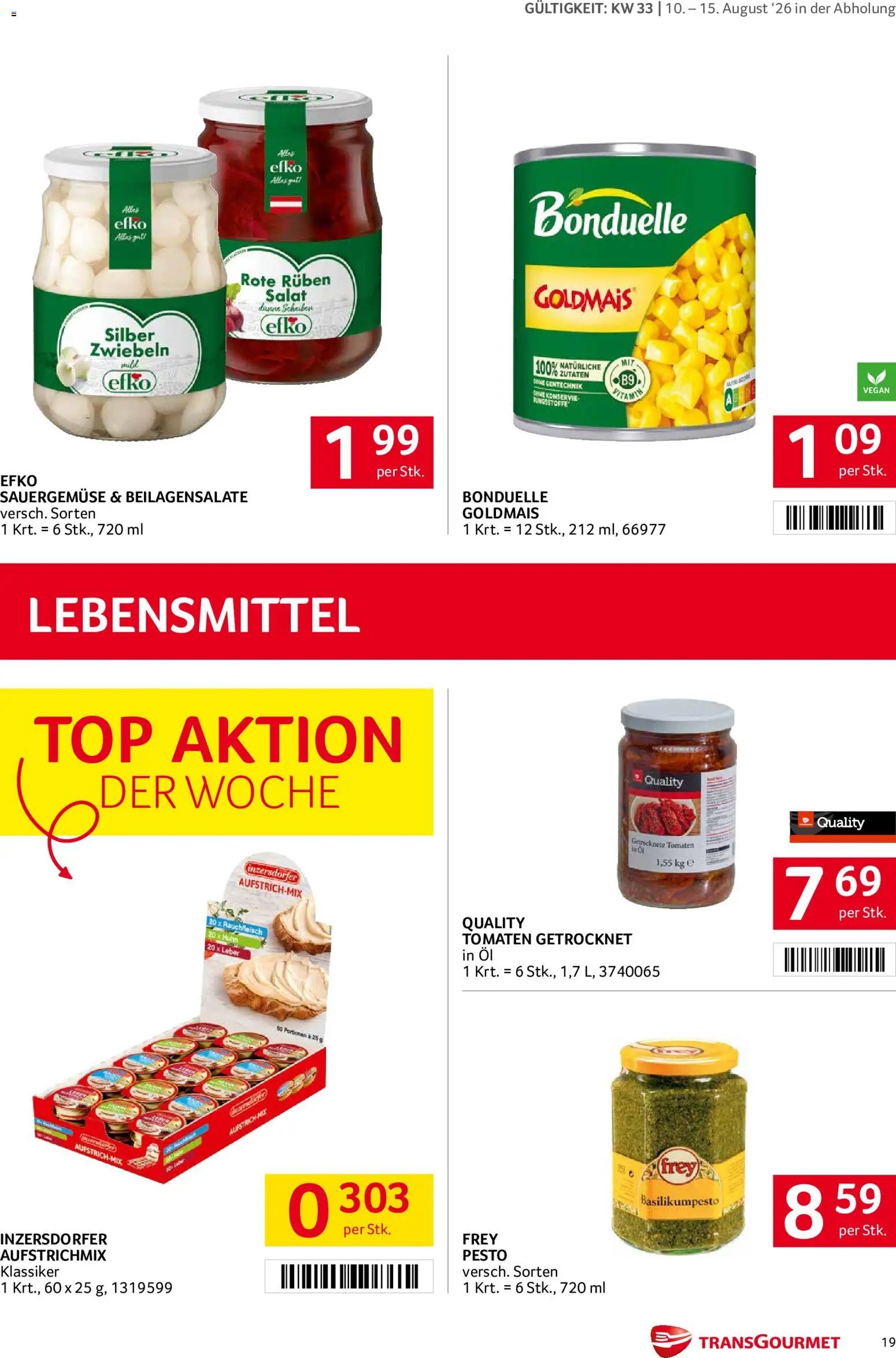 Transgourmet Flugblatt