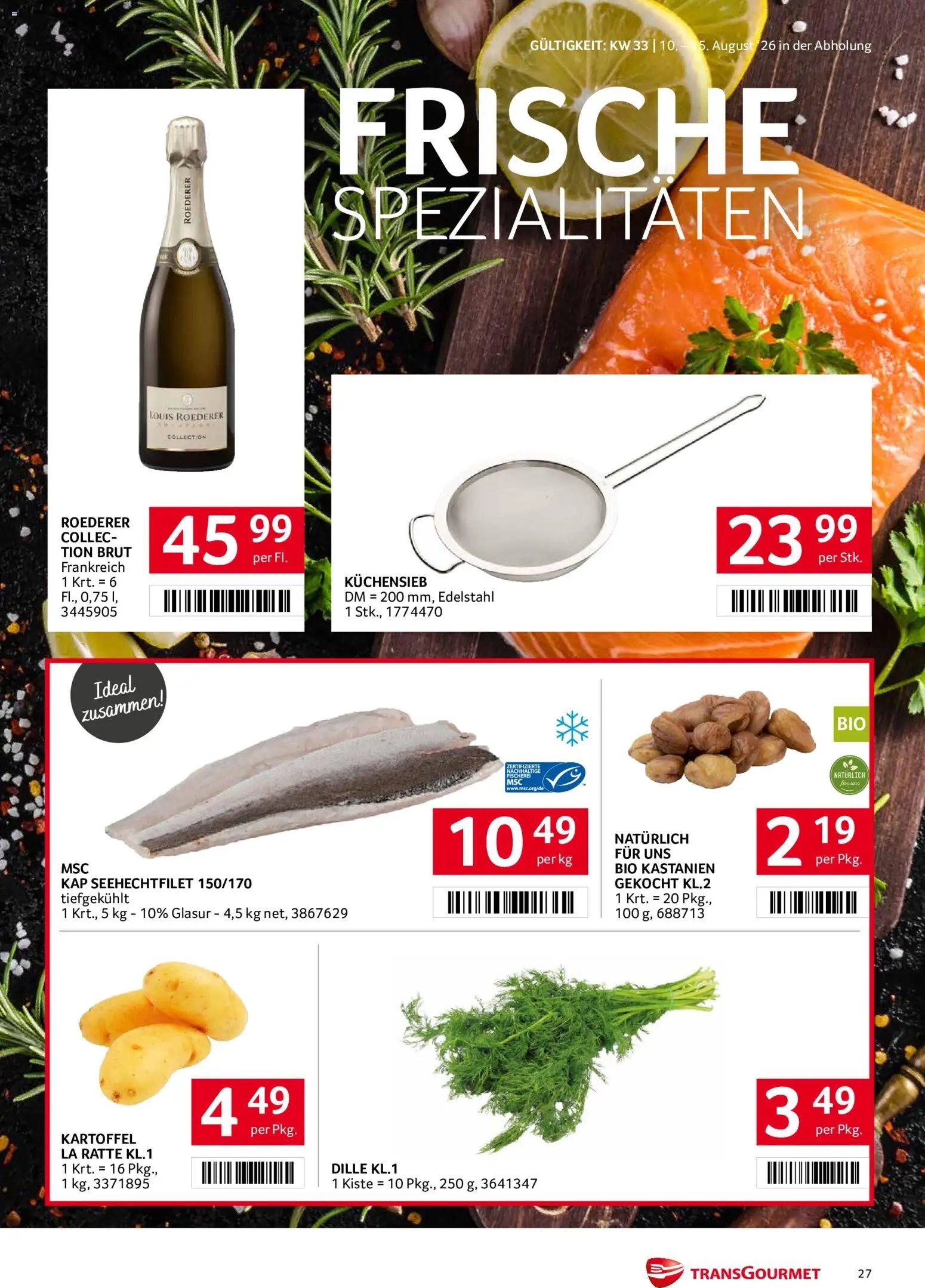 Transgourmet Flugblatt