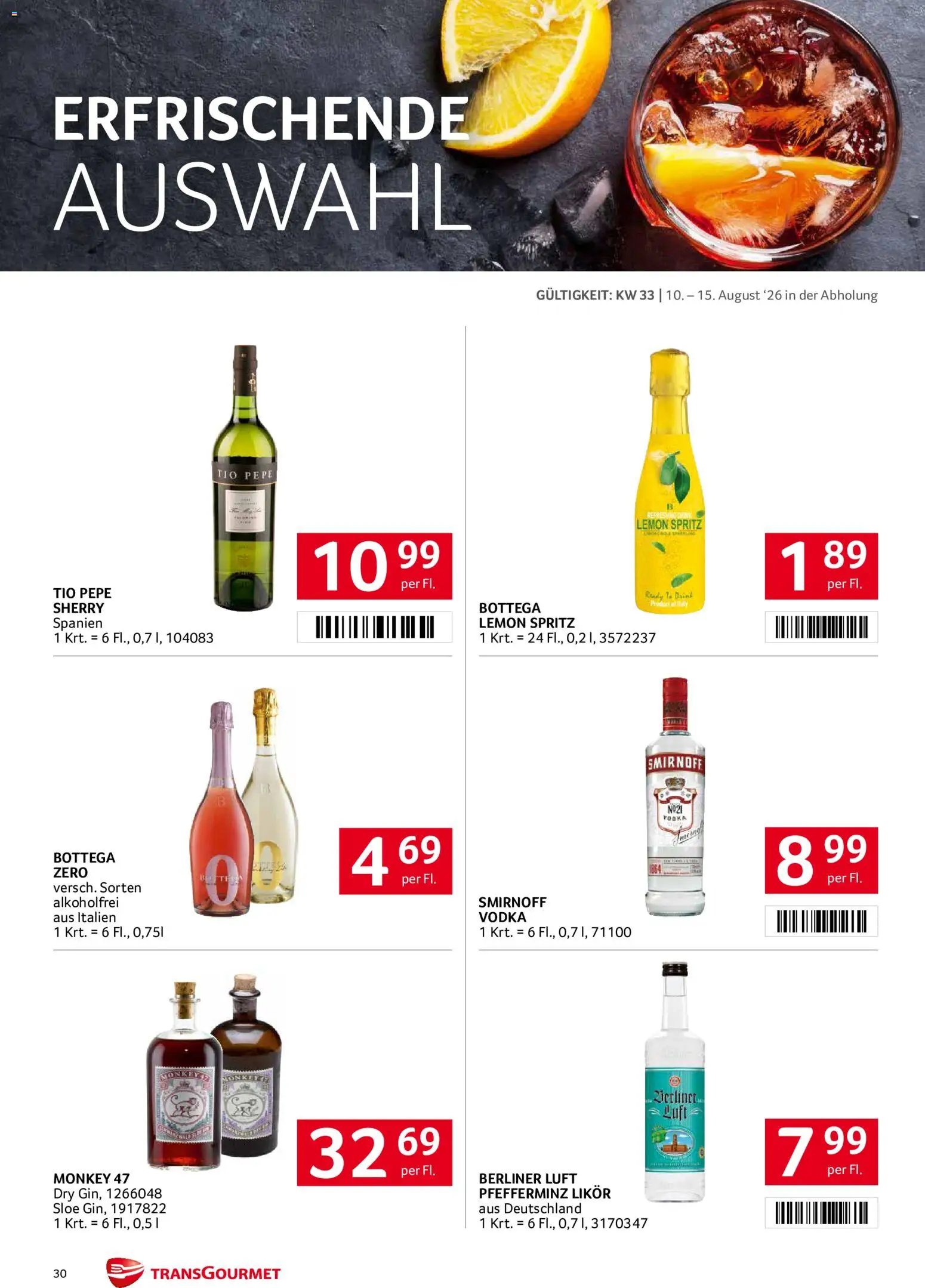 Transgourmet Flugblatt
