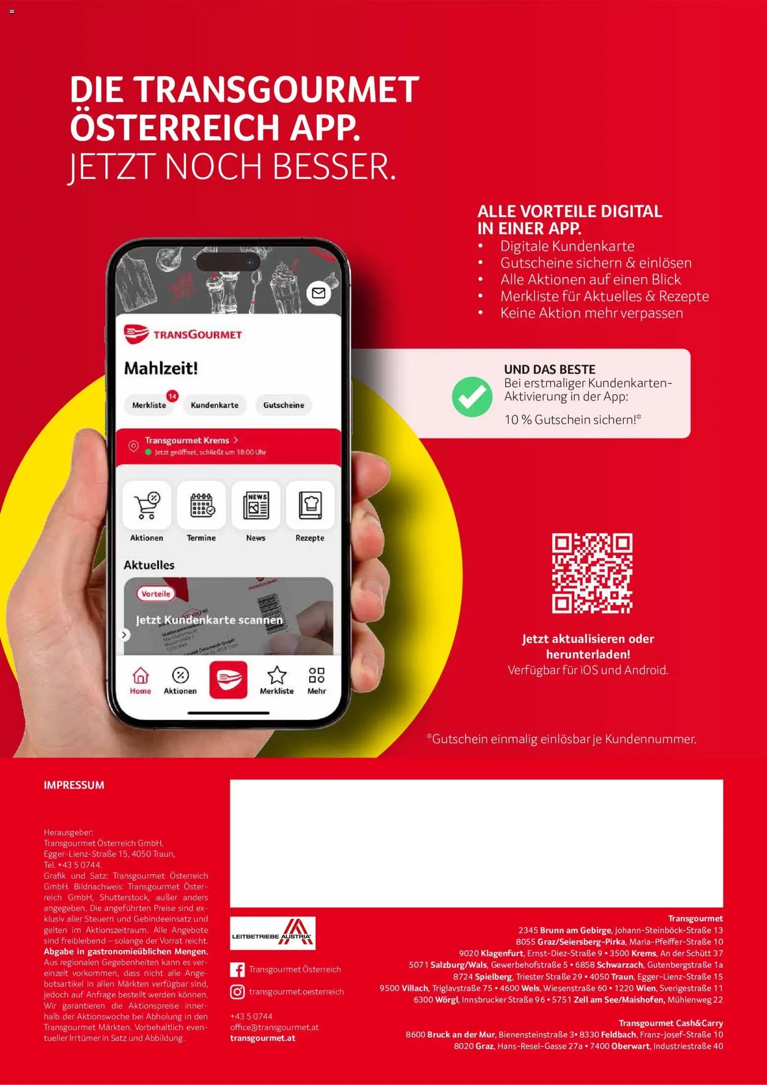 Transgourmet Flugblatt