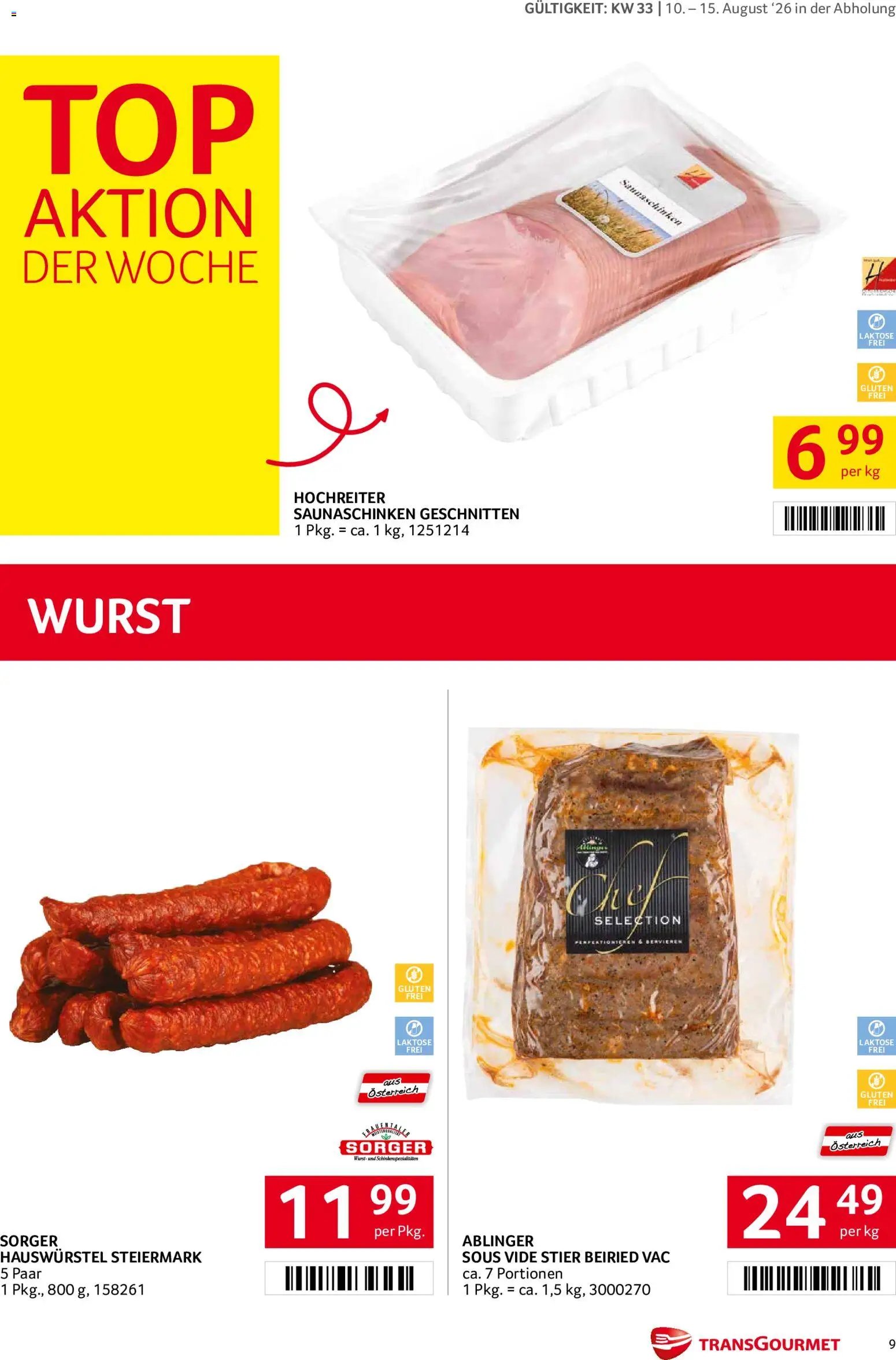 Transgourmet Flugblatt