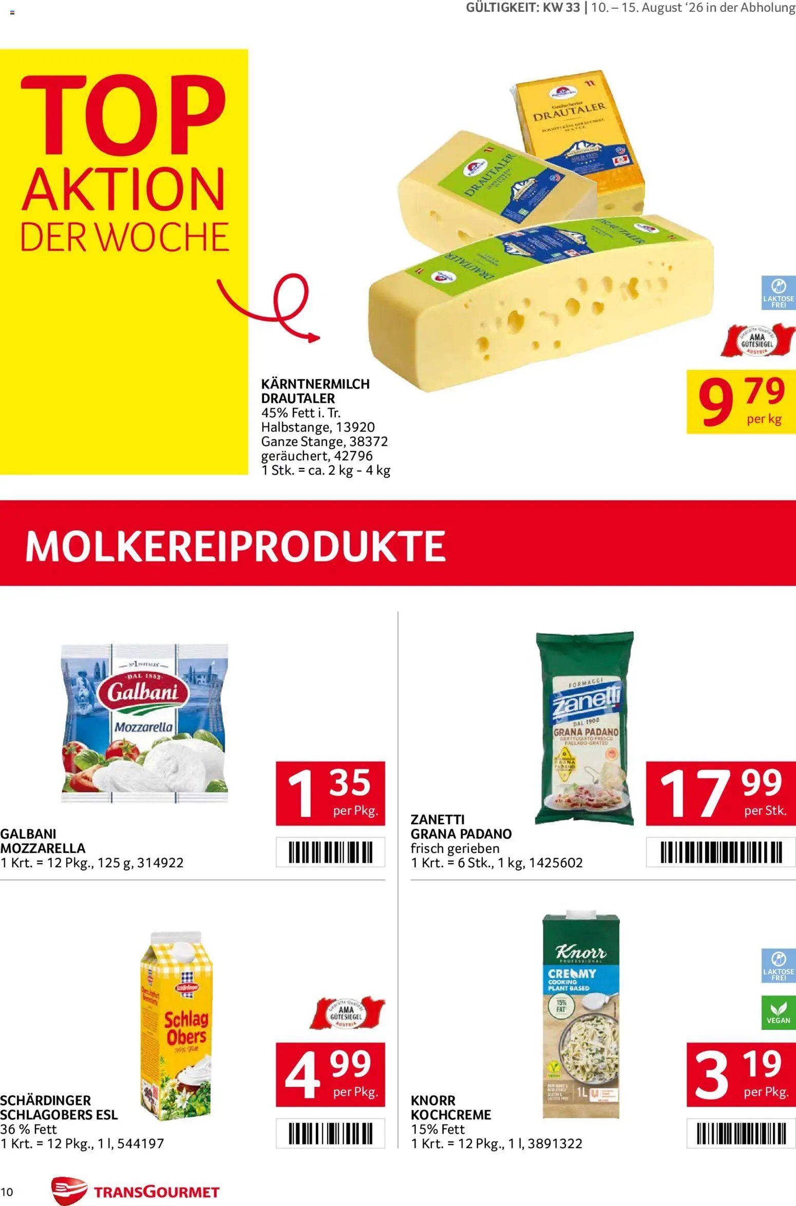 Transgourmet Flugblatt