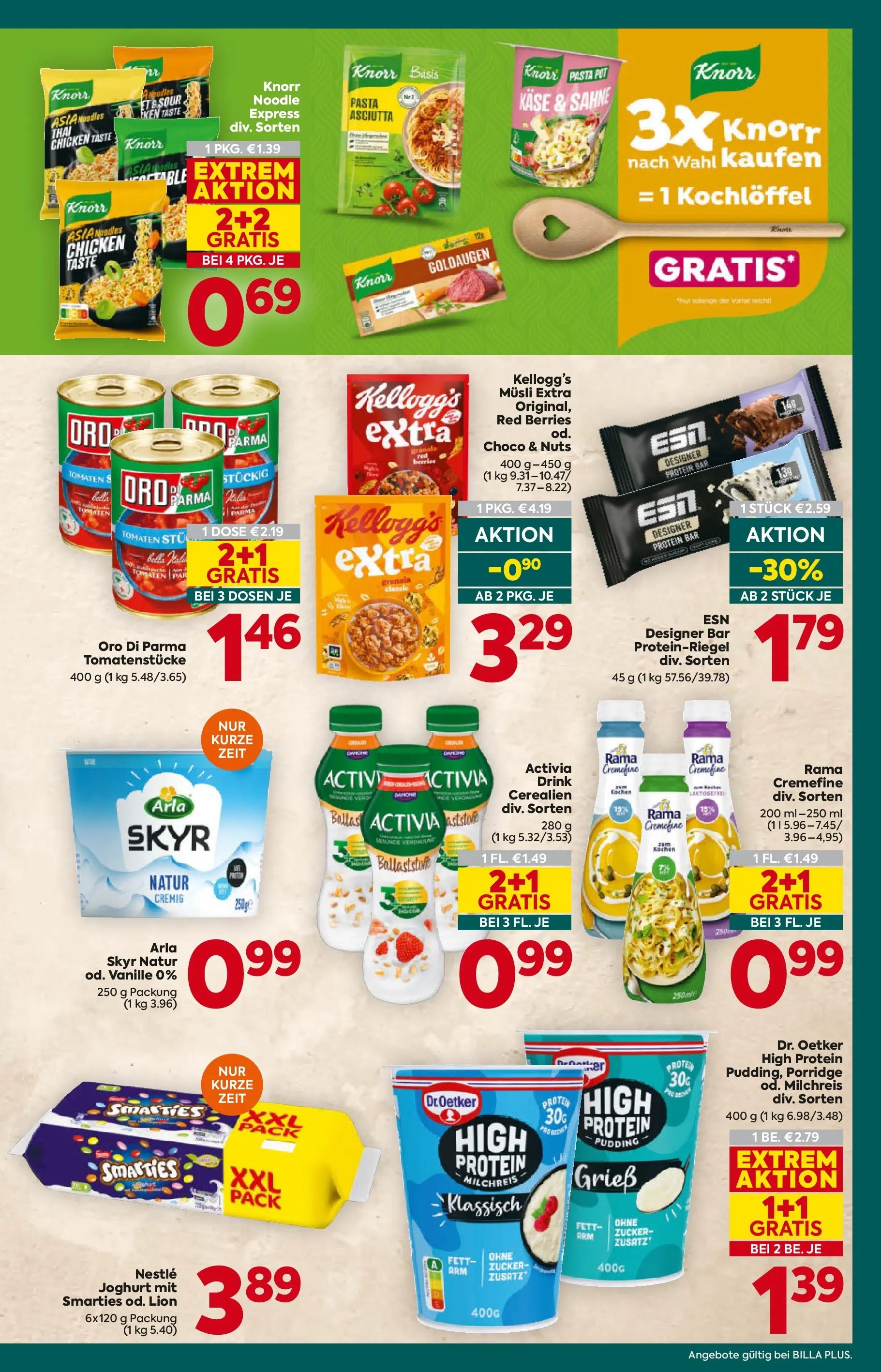 Billa Plus Flugblatt - Wien