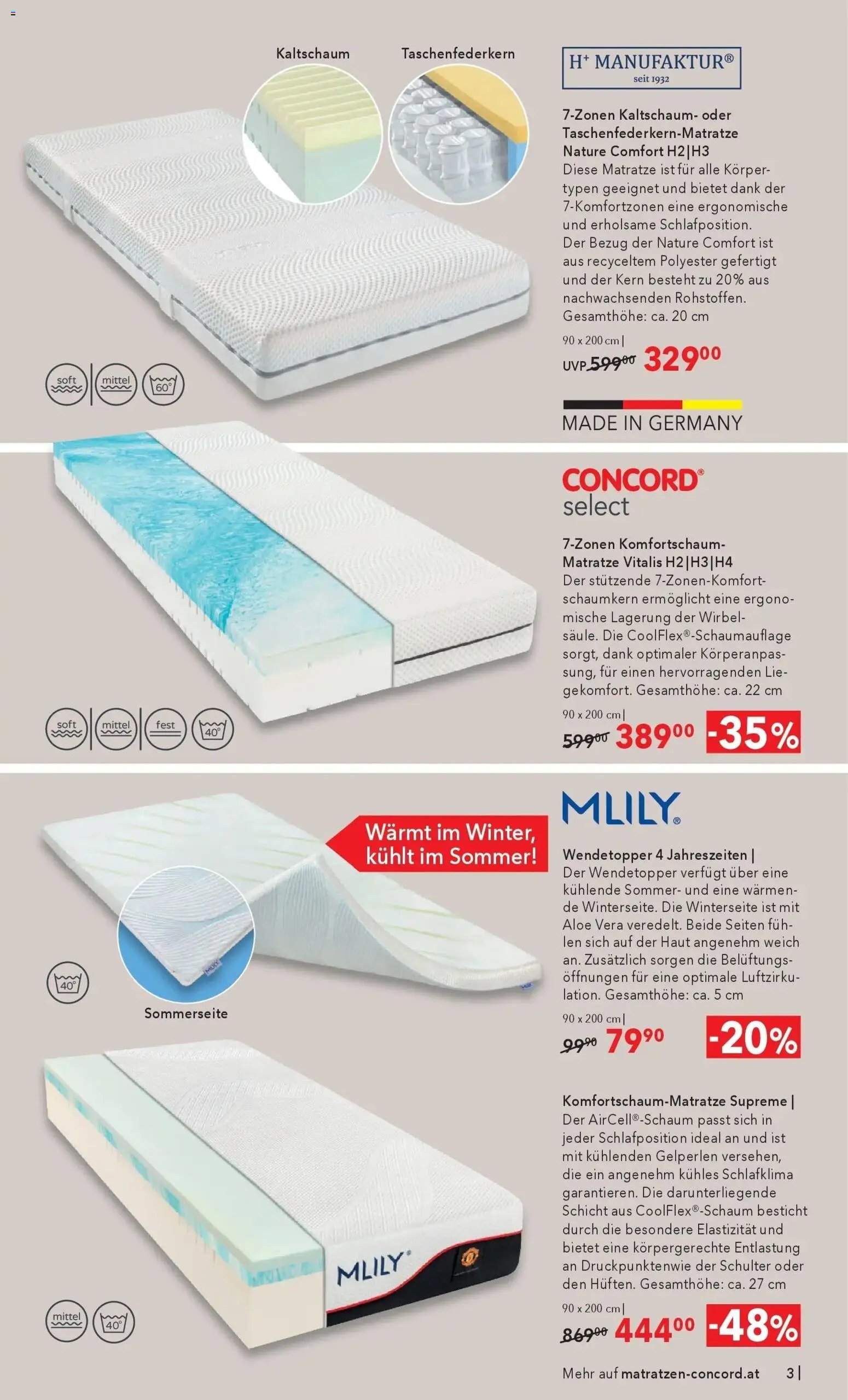 Matratzen Concord Black Deals - Gmünd 