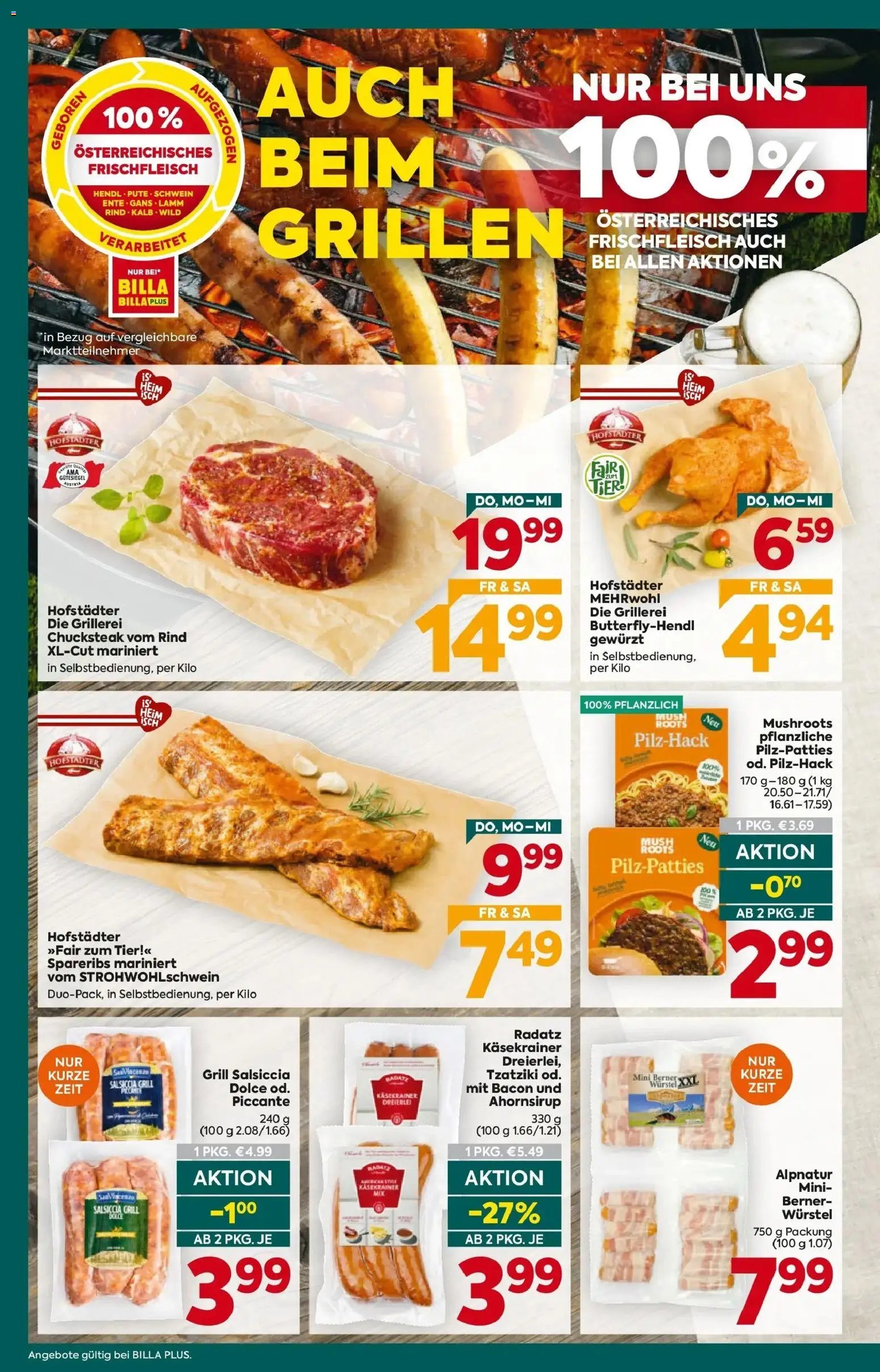 Billa Plus Flugblatt - Oberösterreich