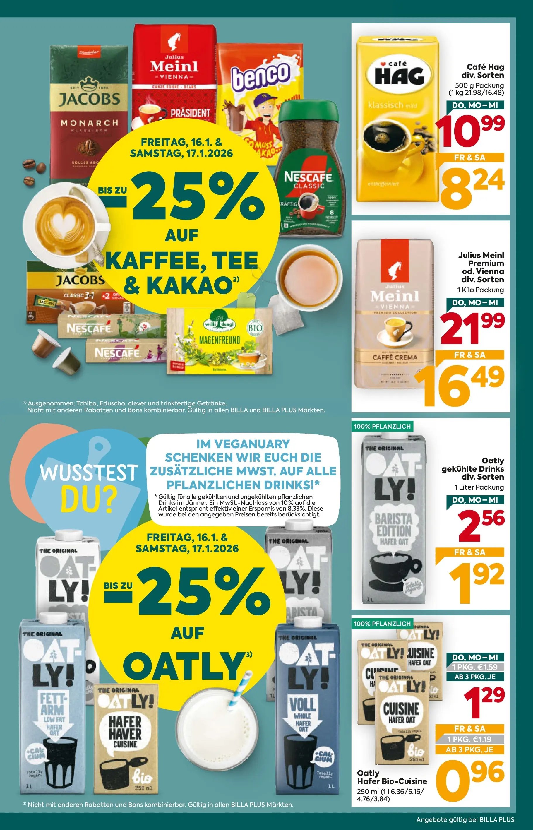 Billa Plus Flugblatt - Burgenland