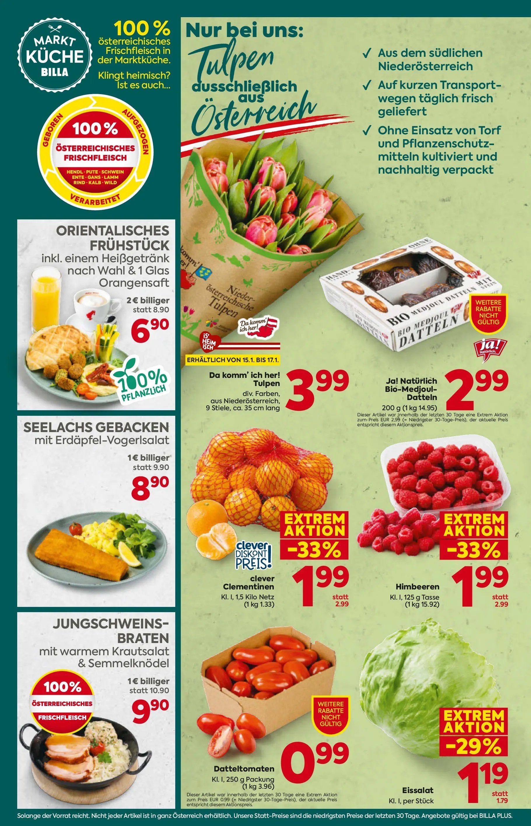 Billa Plus Flugblatt - Burgenland