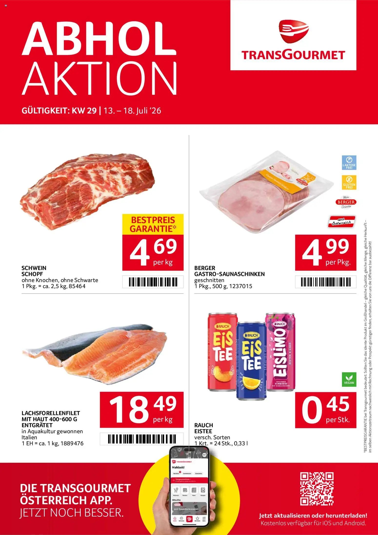 Transgourmet Flugblatt