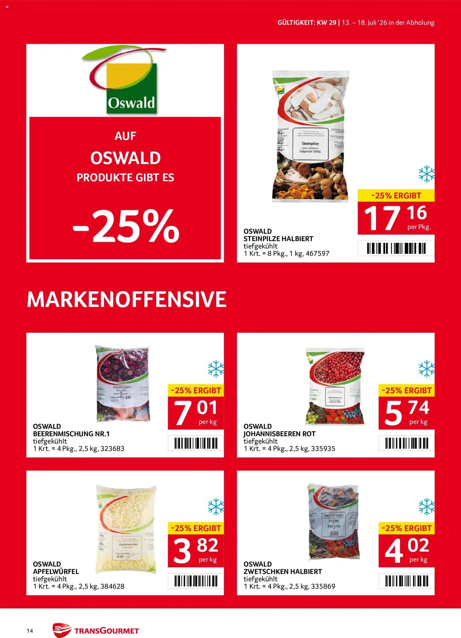Transgourmet Flugblatt