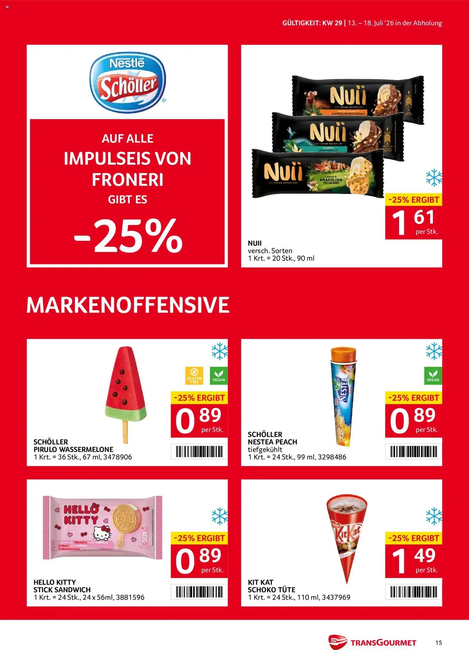 Transgourmet Flugblatt