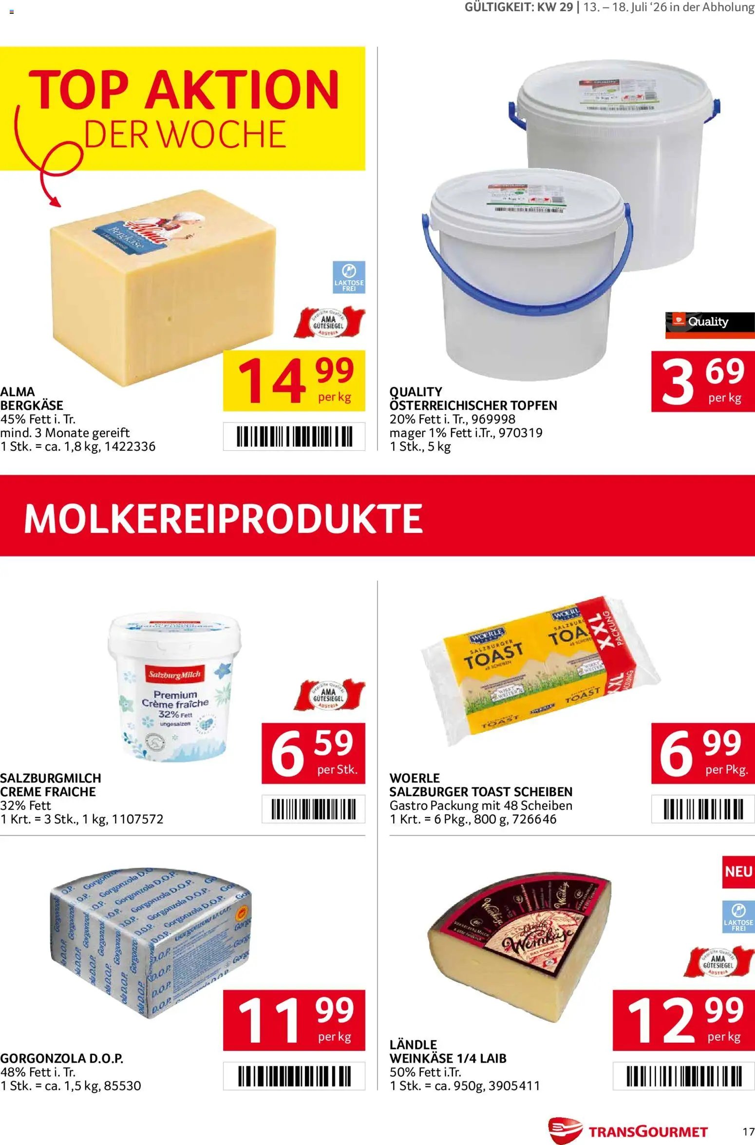 Transgourmet Flugblatt