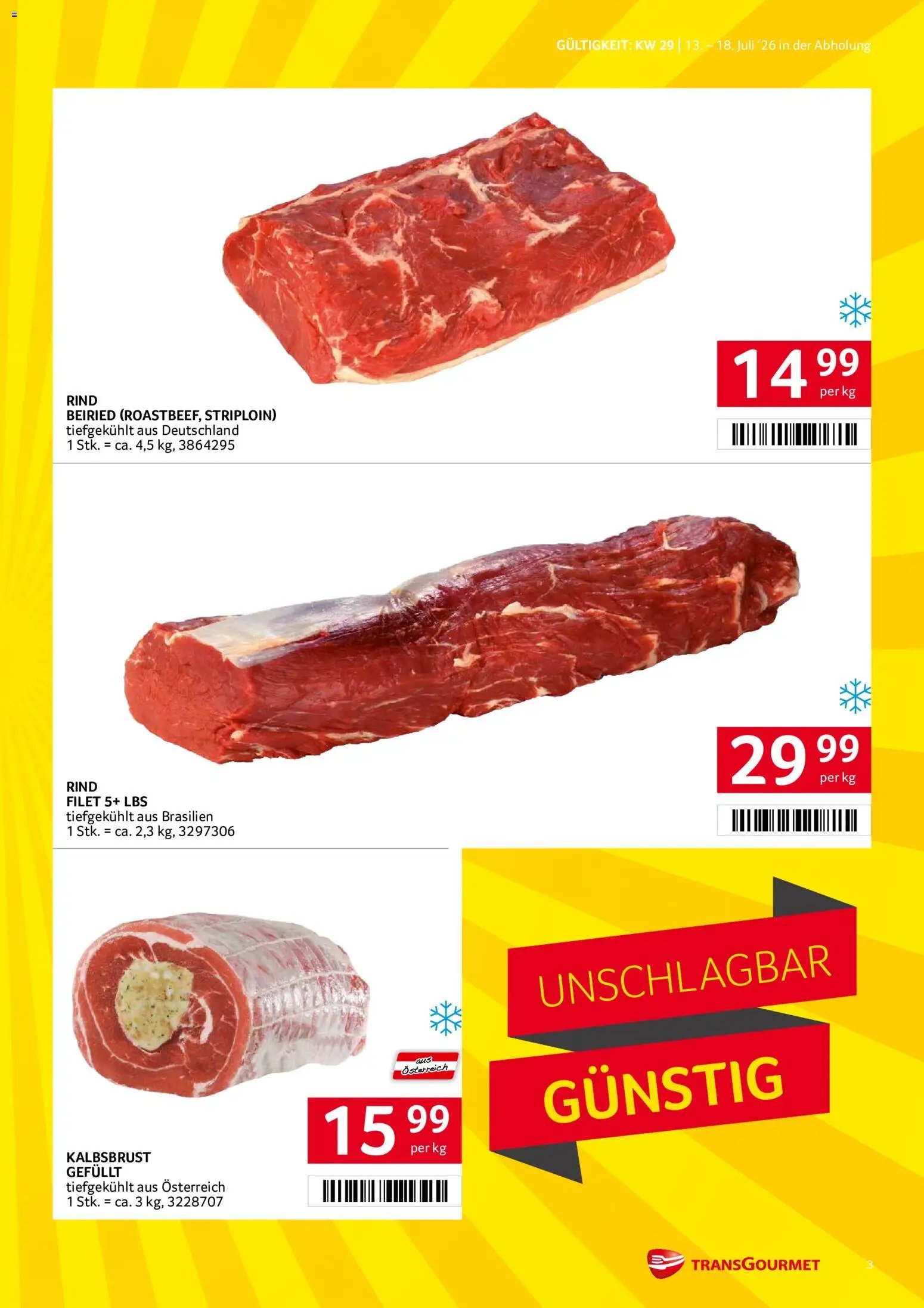 Transgourmet Flugblatt
