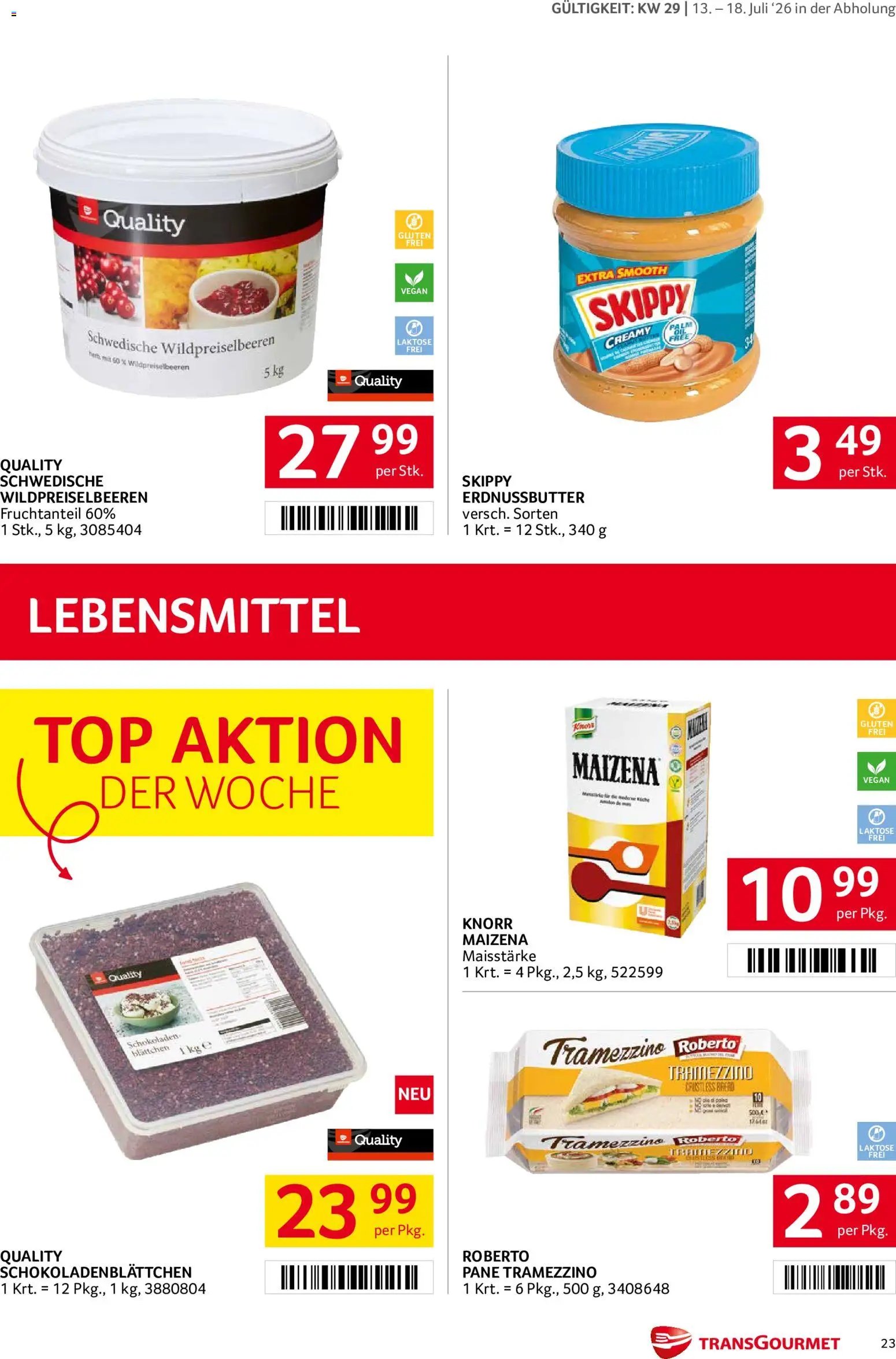 Transgourmet Flugblatt