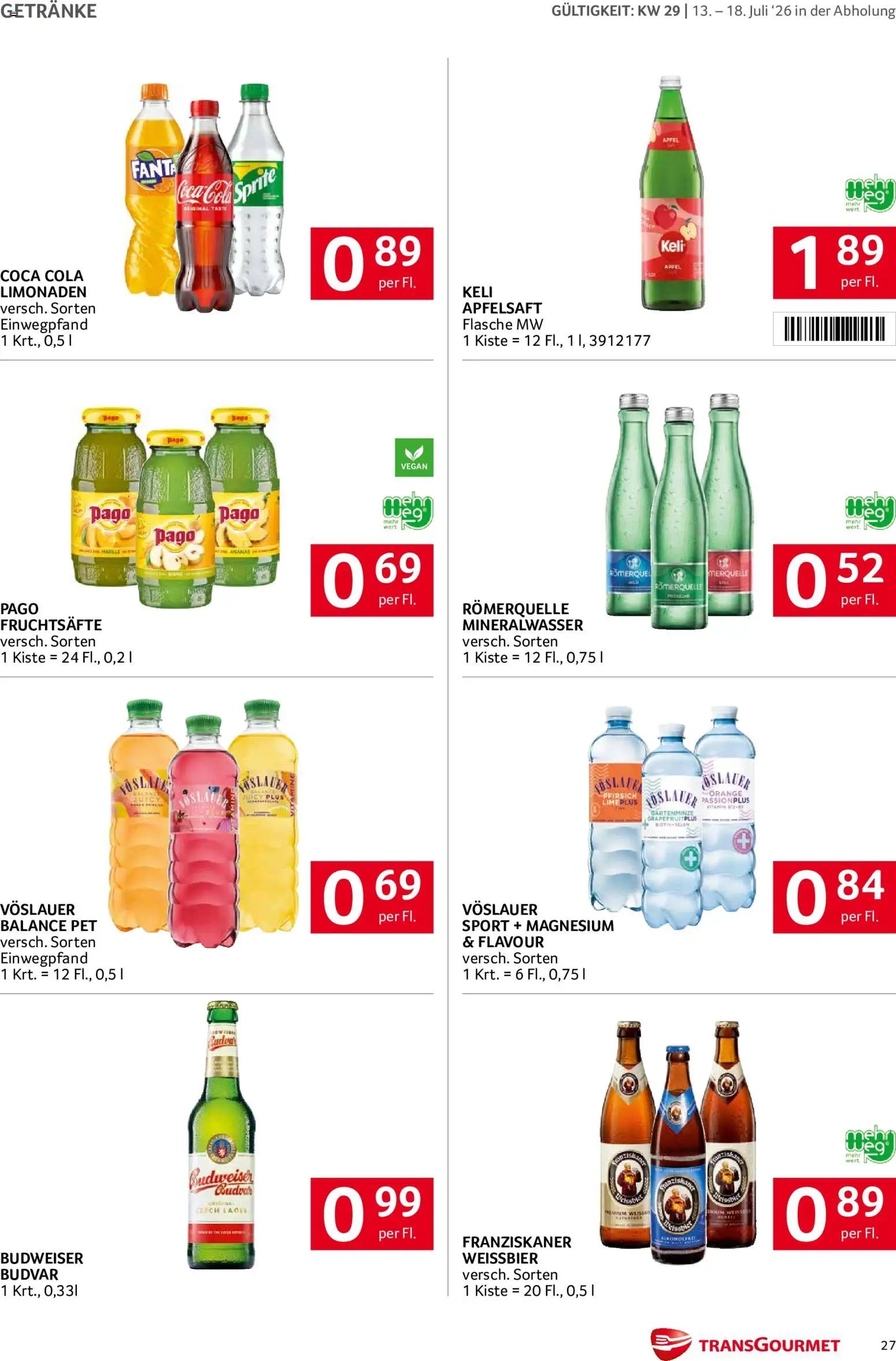 Transgourmet Flugblatt