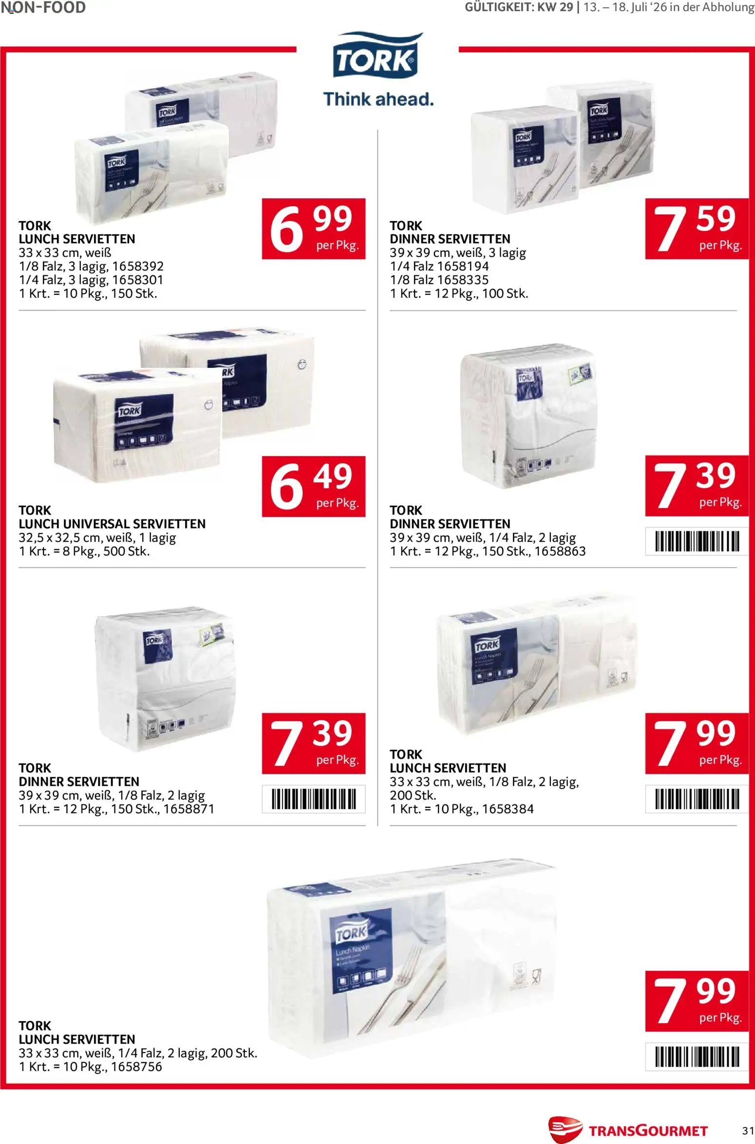Transgourmet Flugblatt