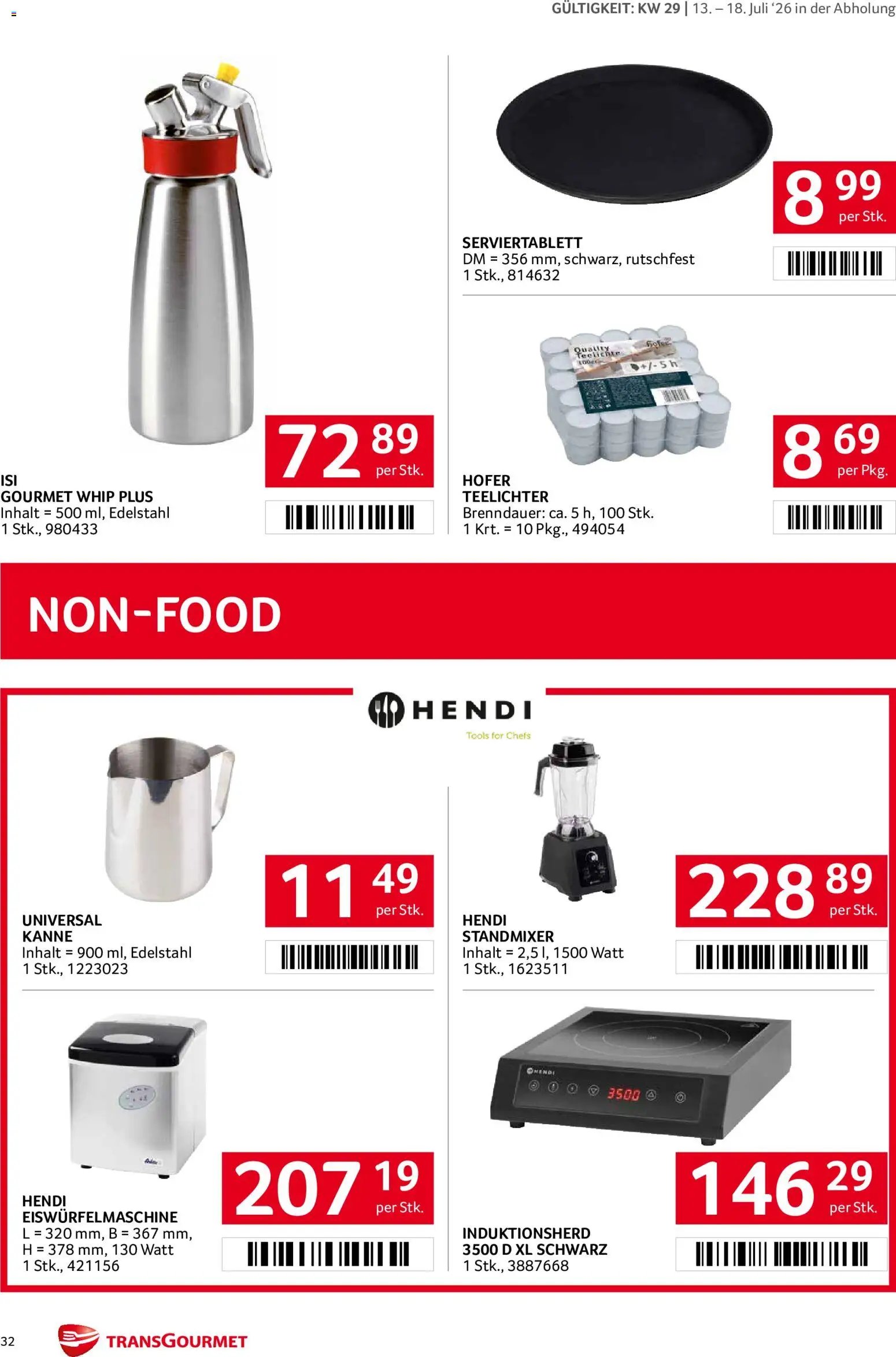 Transgourmet Flugblatt