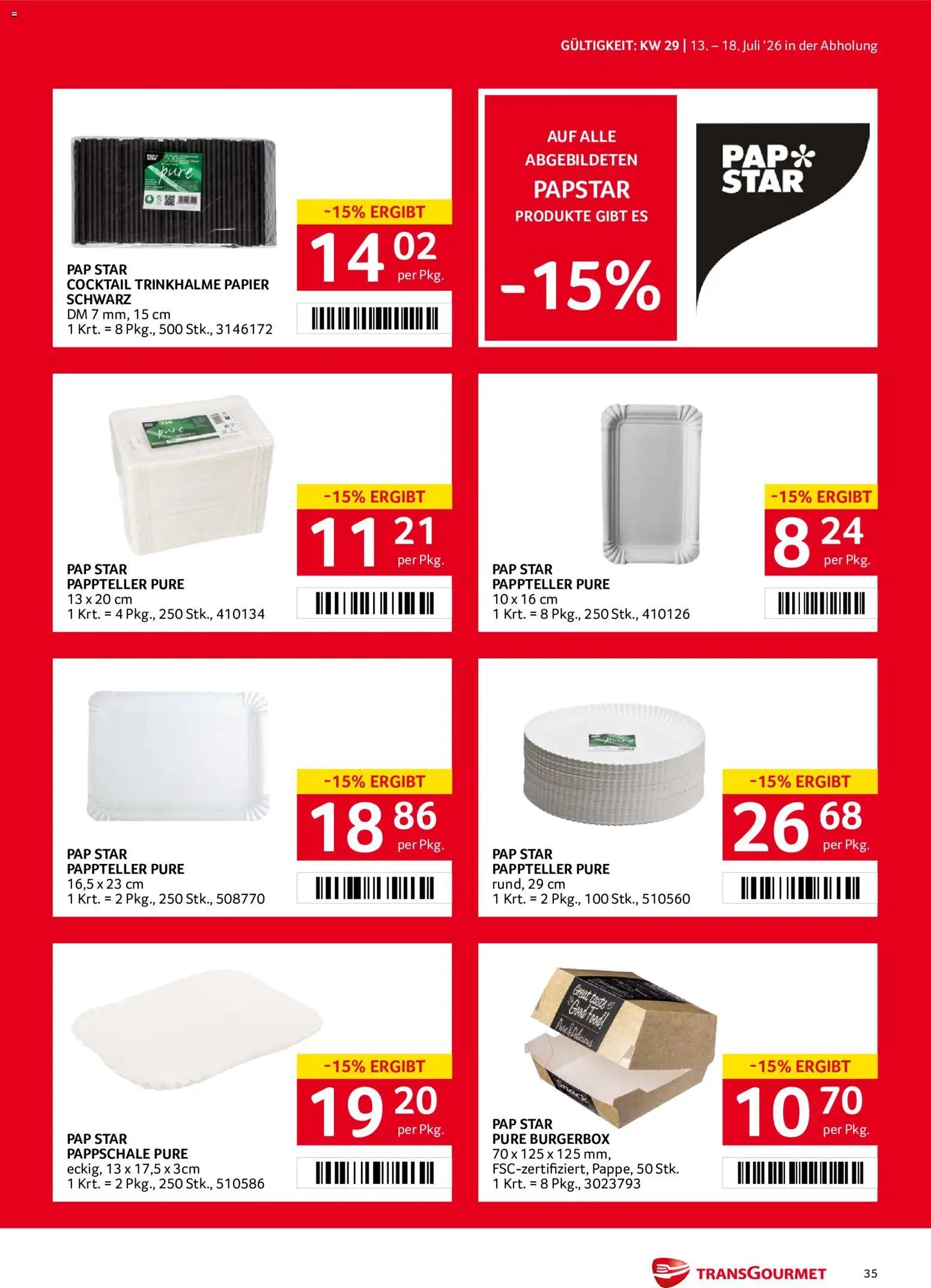 Transgourmet Flugblatt