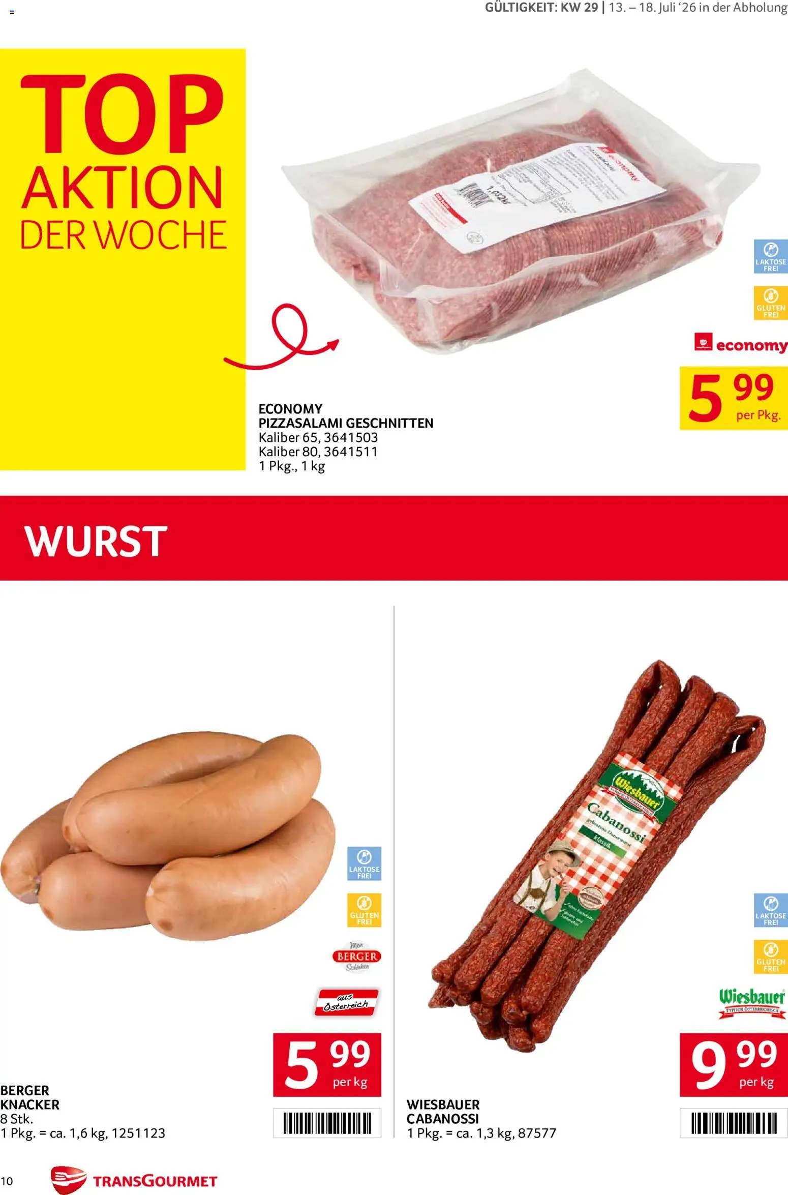 Transgourmet Flugblatt