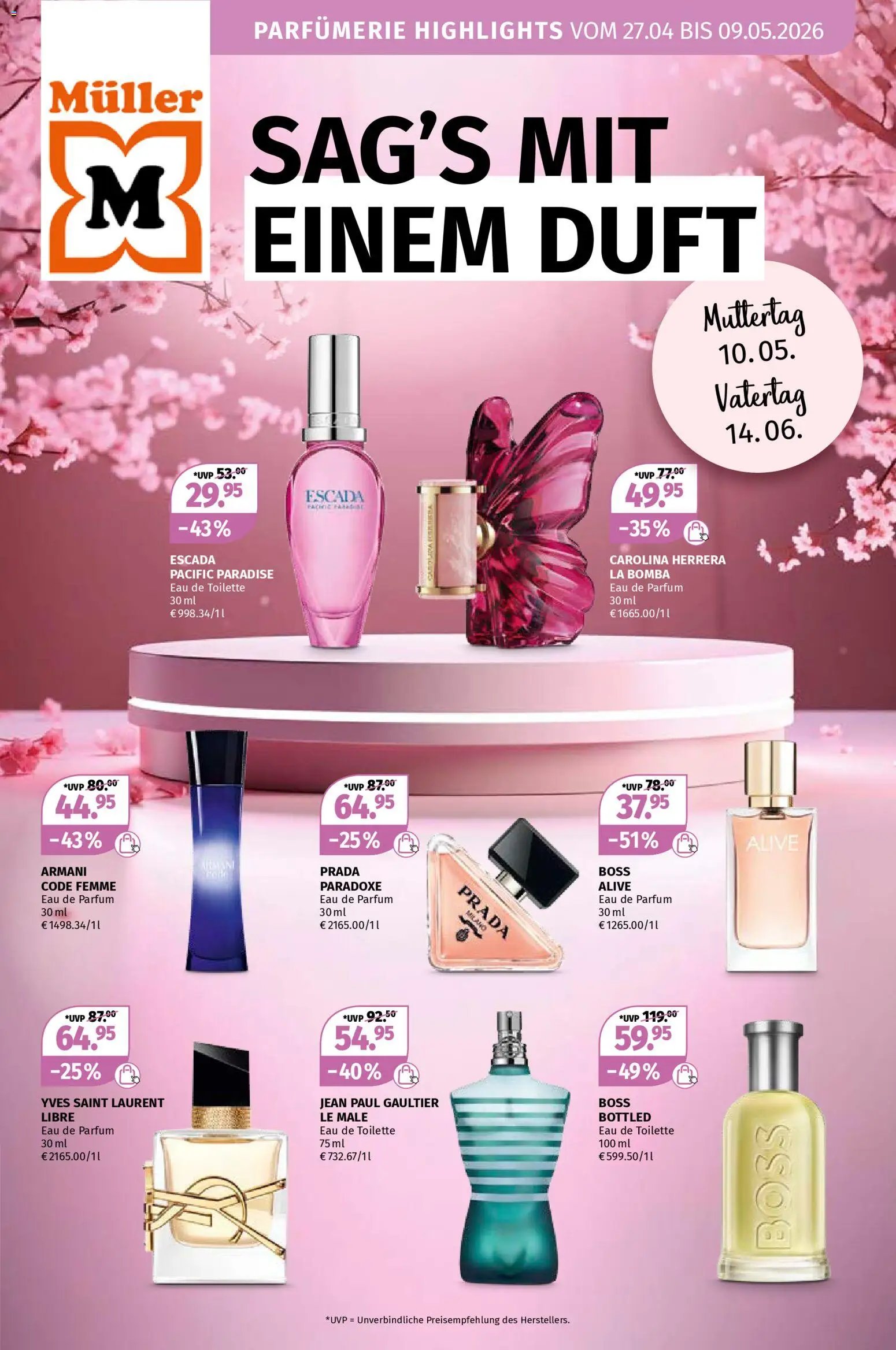 Müller Parfümerie Angebote