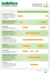 bellaflora - Rasenpflege-Kalender