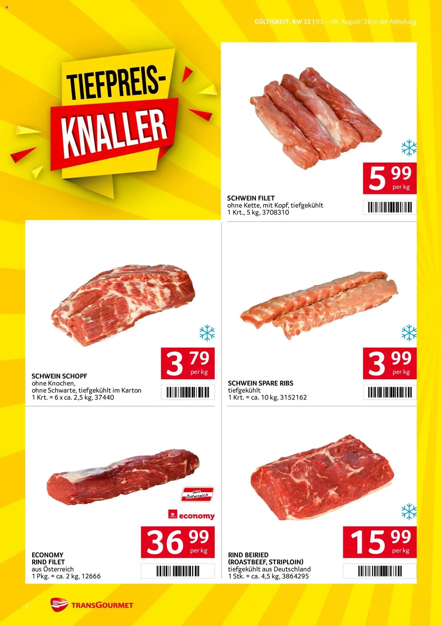 Transgourmet Flugblatt