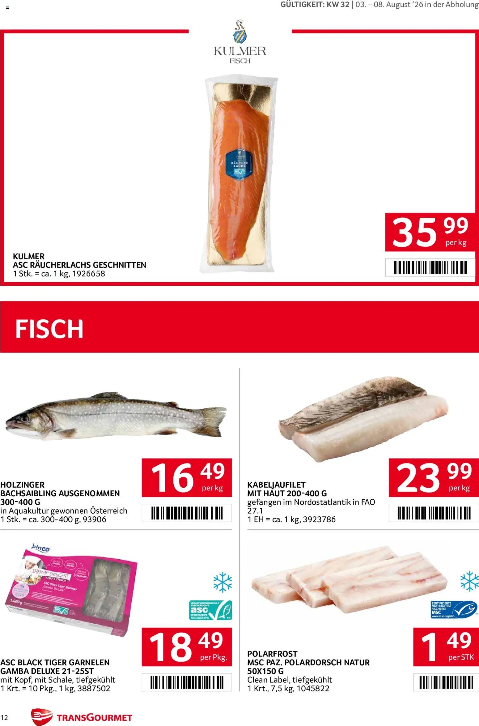 Transgourmet Flugblatt