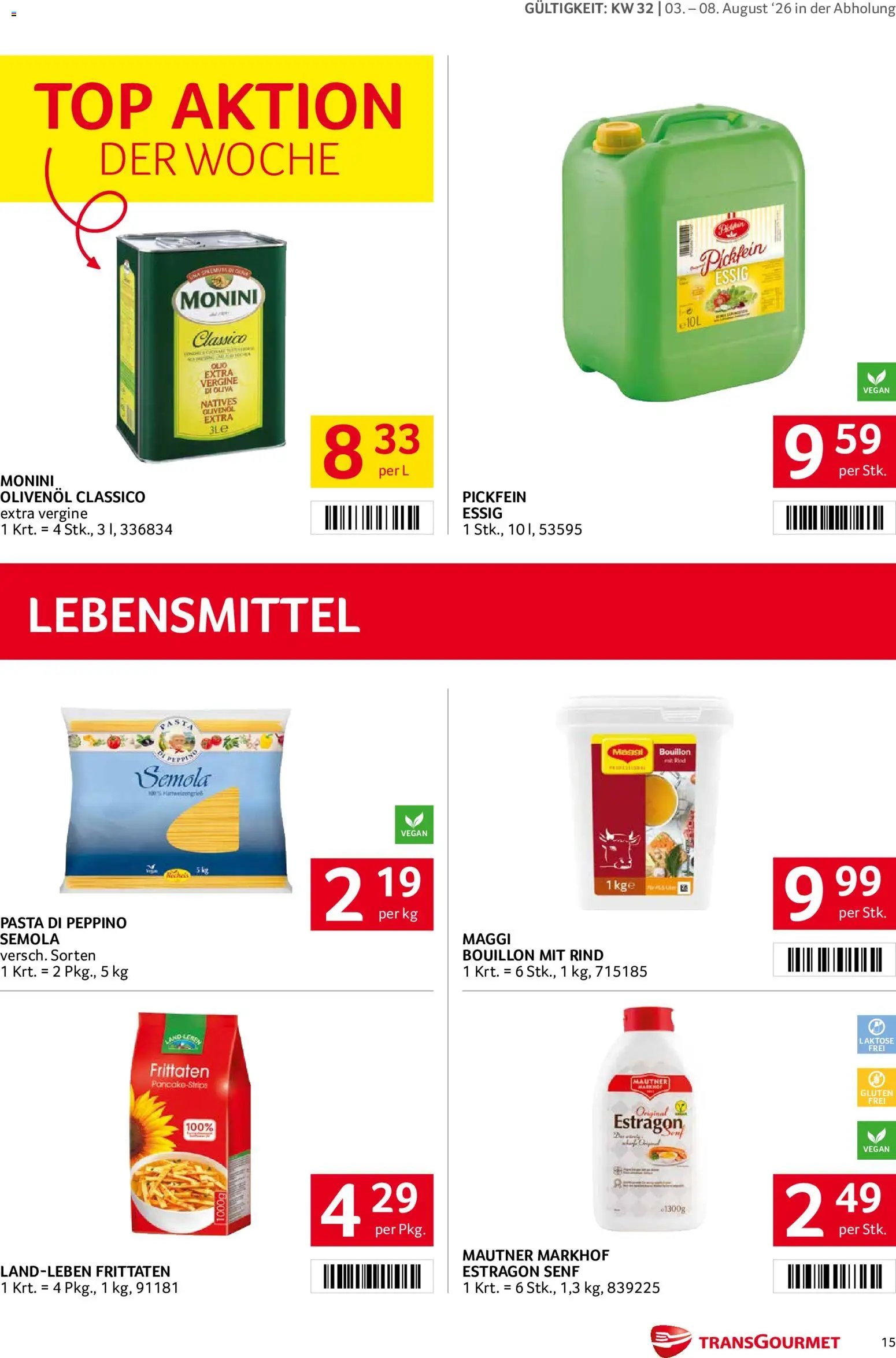 Transgourmet Flugblatt