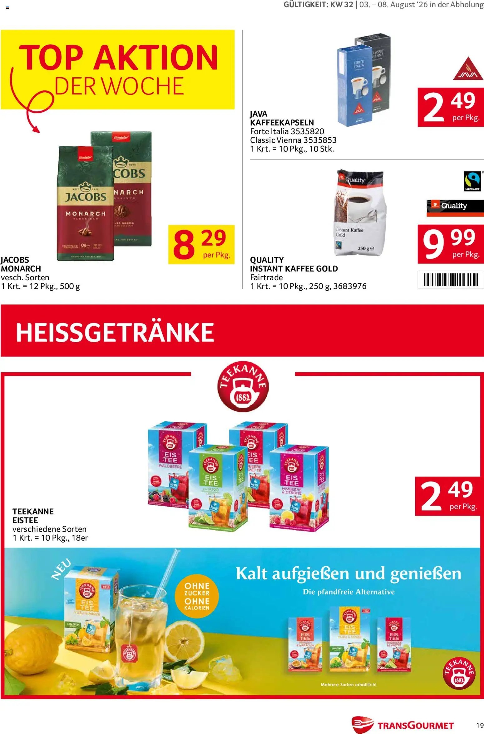 Transgourmet Flugblatt