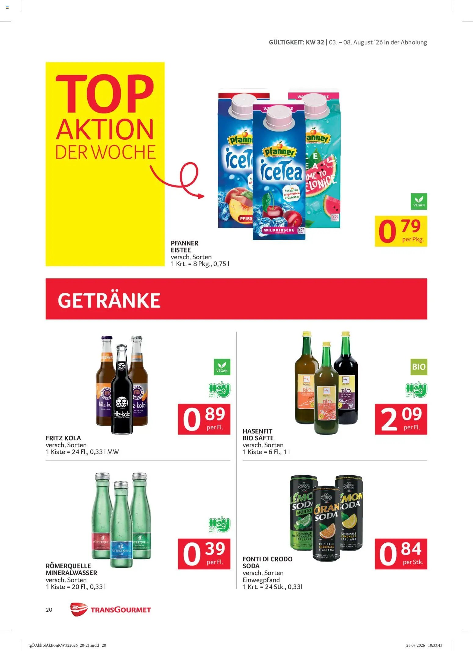 Transgourmet Flugblatt