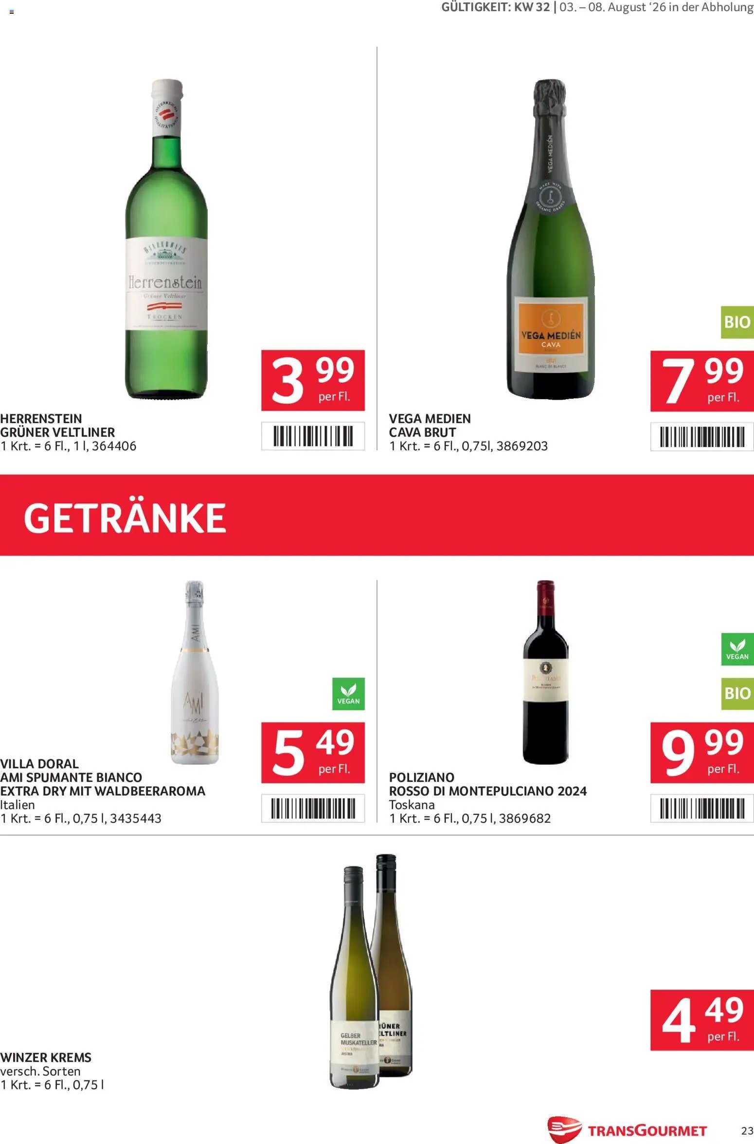 Transgourmet Flugblatt