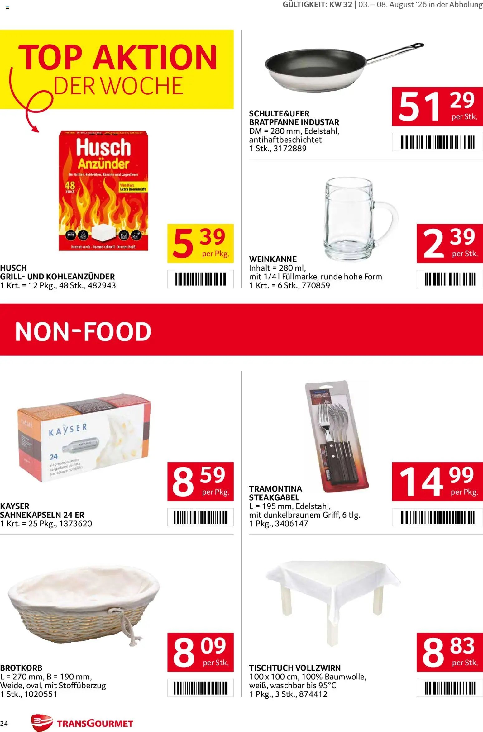 Transgourmet Flugblatt