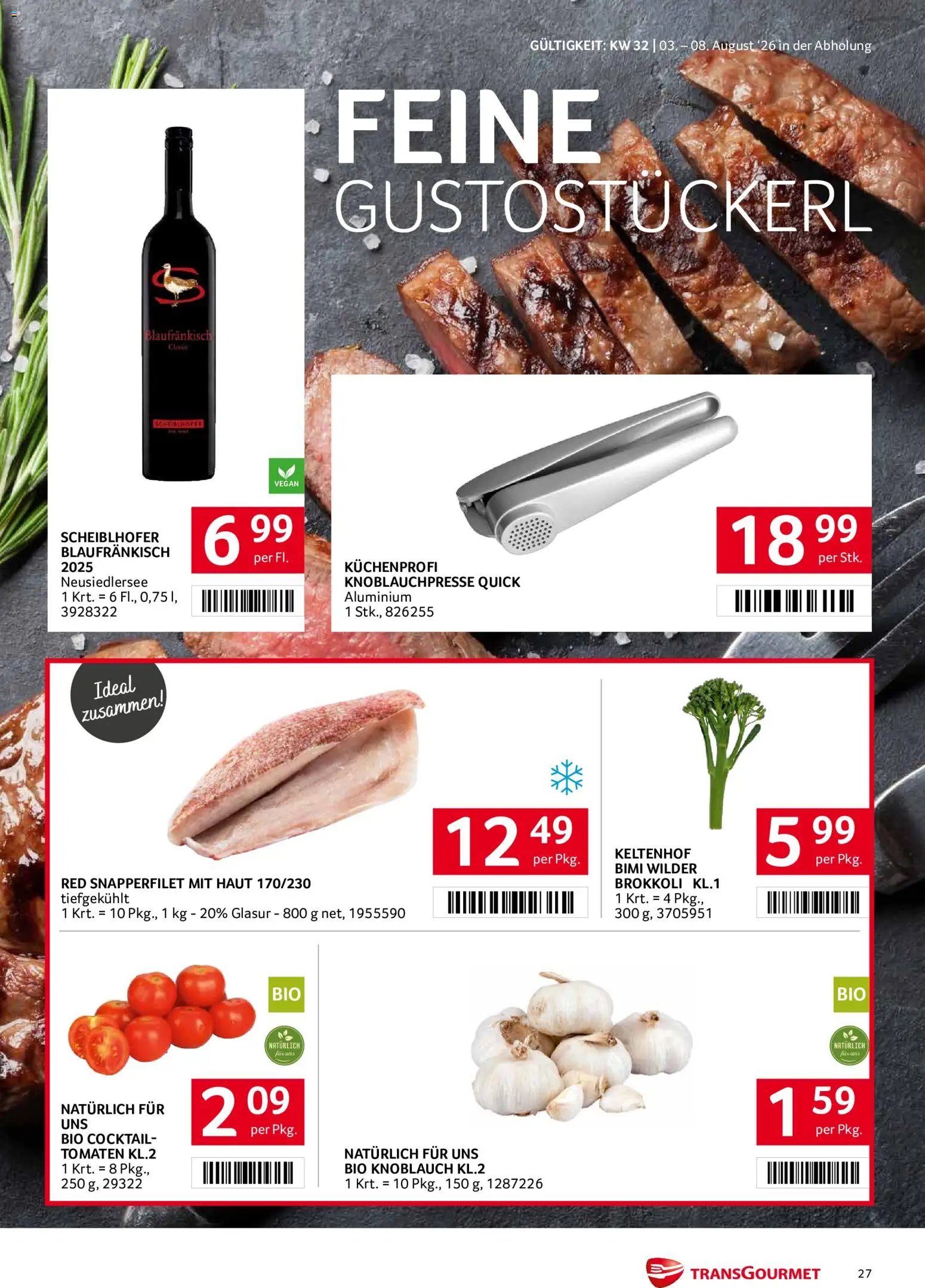 Transgourmet Flugblatt