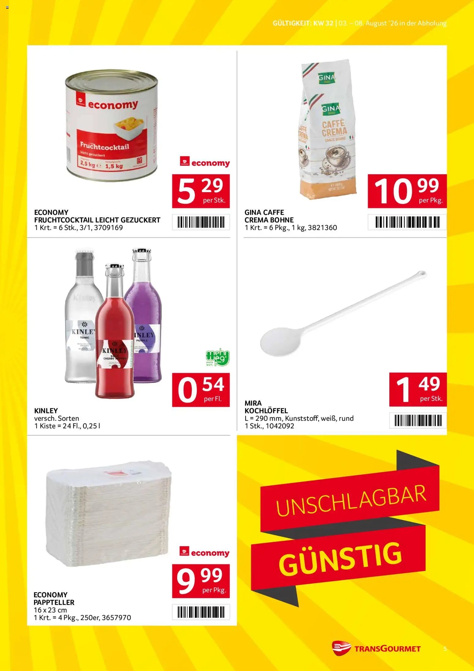 Transgourmet Flugblatt